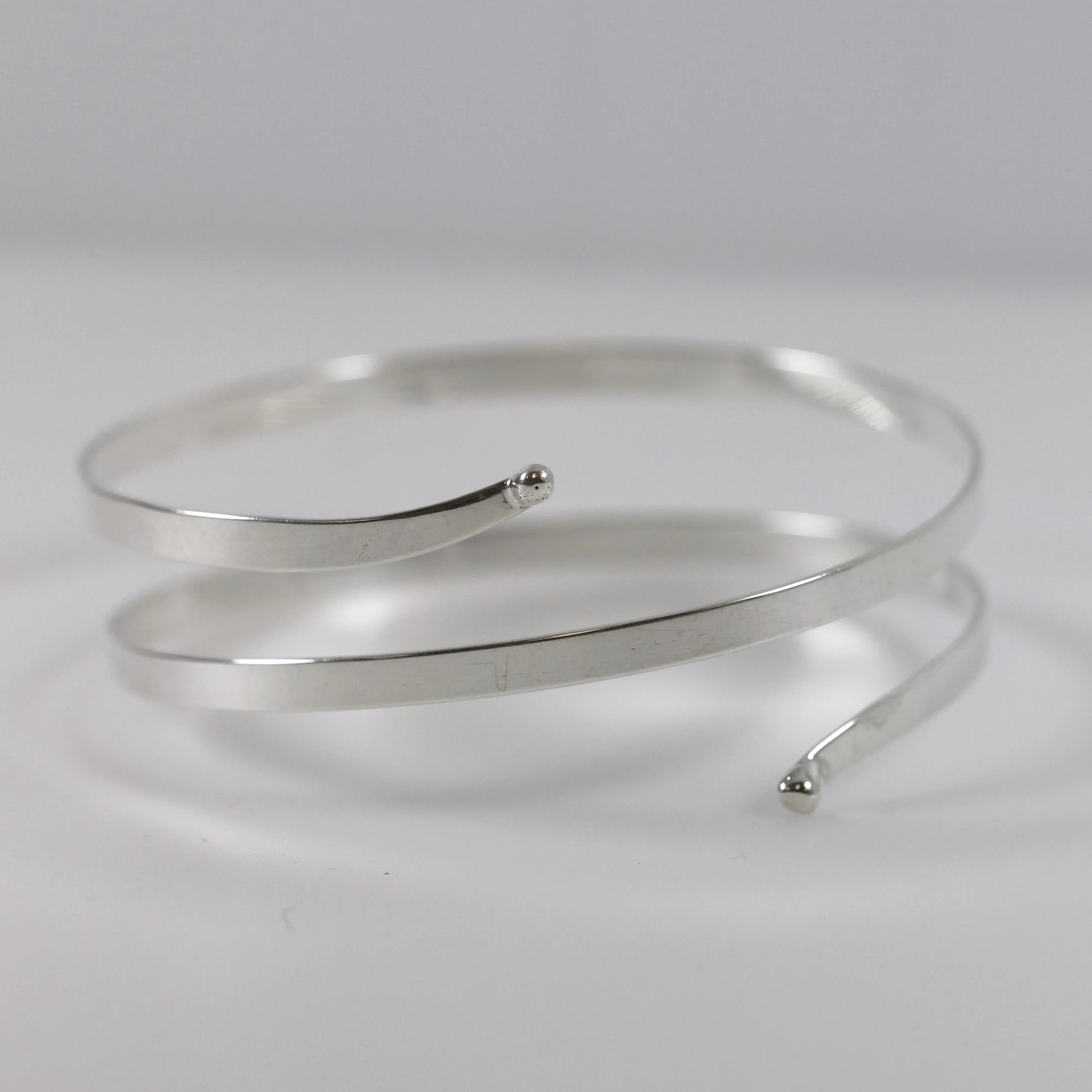 SOLD OUT: ESTATE ED LEVIN WRAP BANGLE BRACELET - Carmel Fine Silver Jewelry