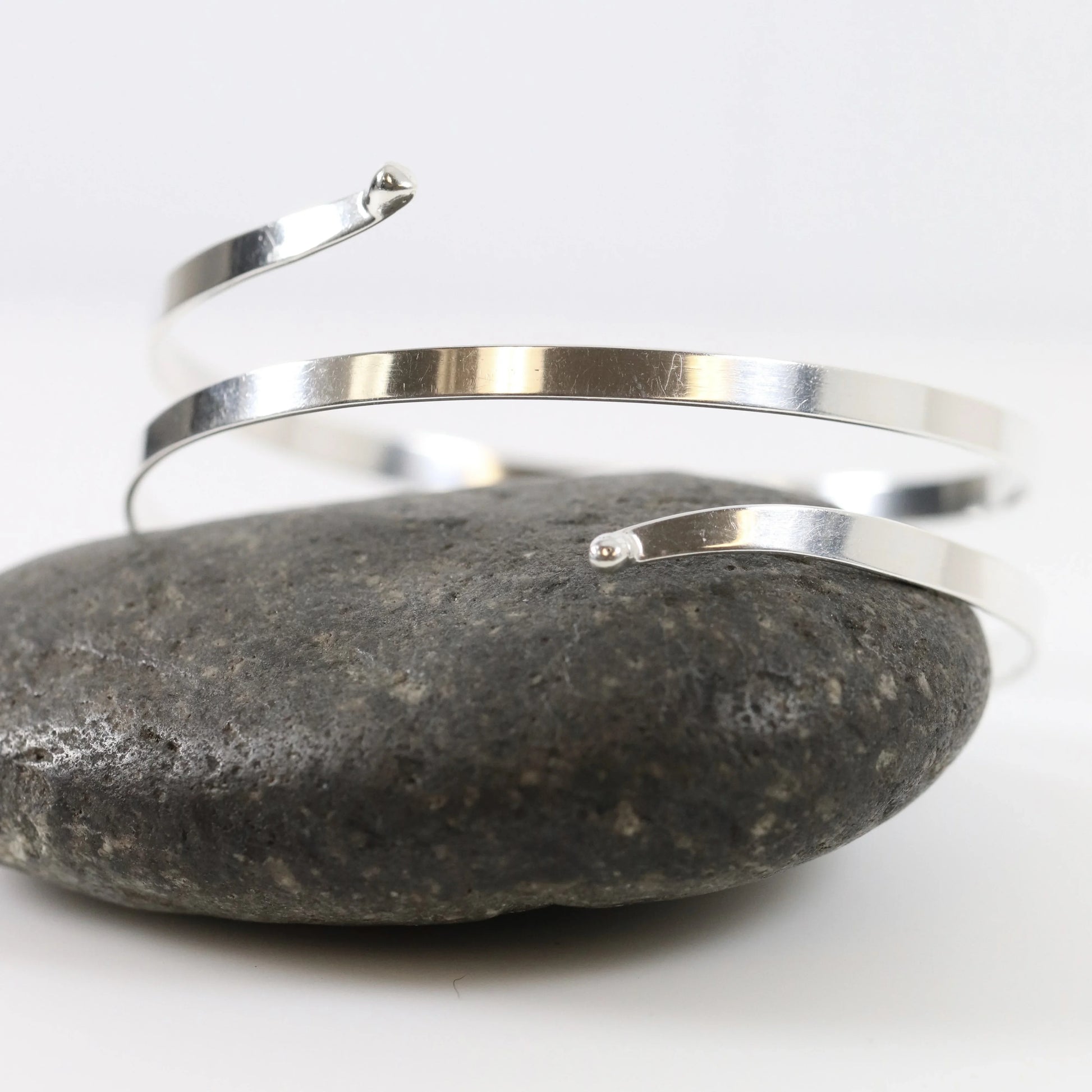 SOLD OUT: ESTATE ED LEVIN WRAP BANGLE BRACELET - Carmel Fine Silver Jewelry