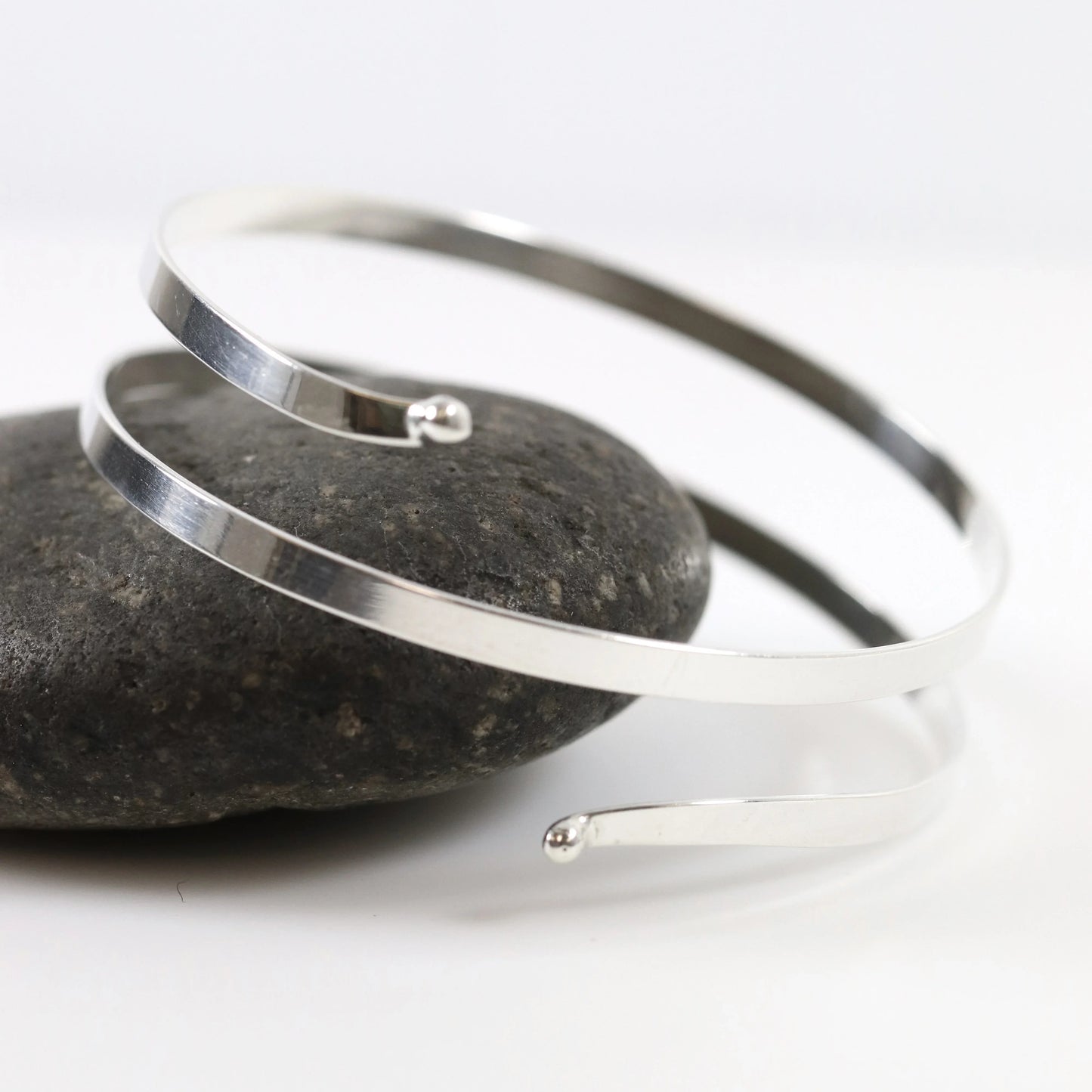 SOLD OUT: ESTATE ED LEVIN WRAP BANGLE BRACELET - Carmel Fine Silver Jewelry
