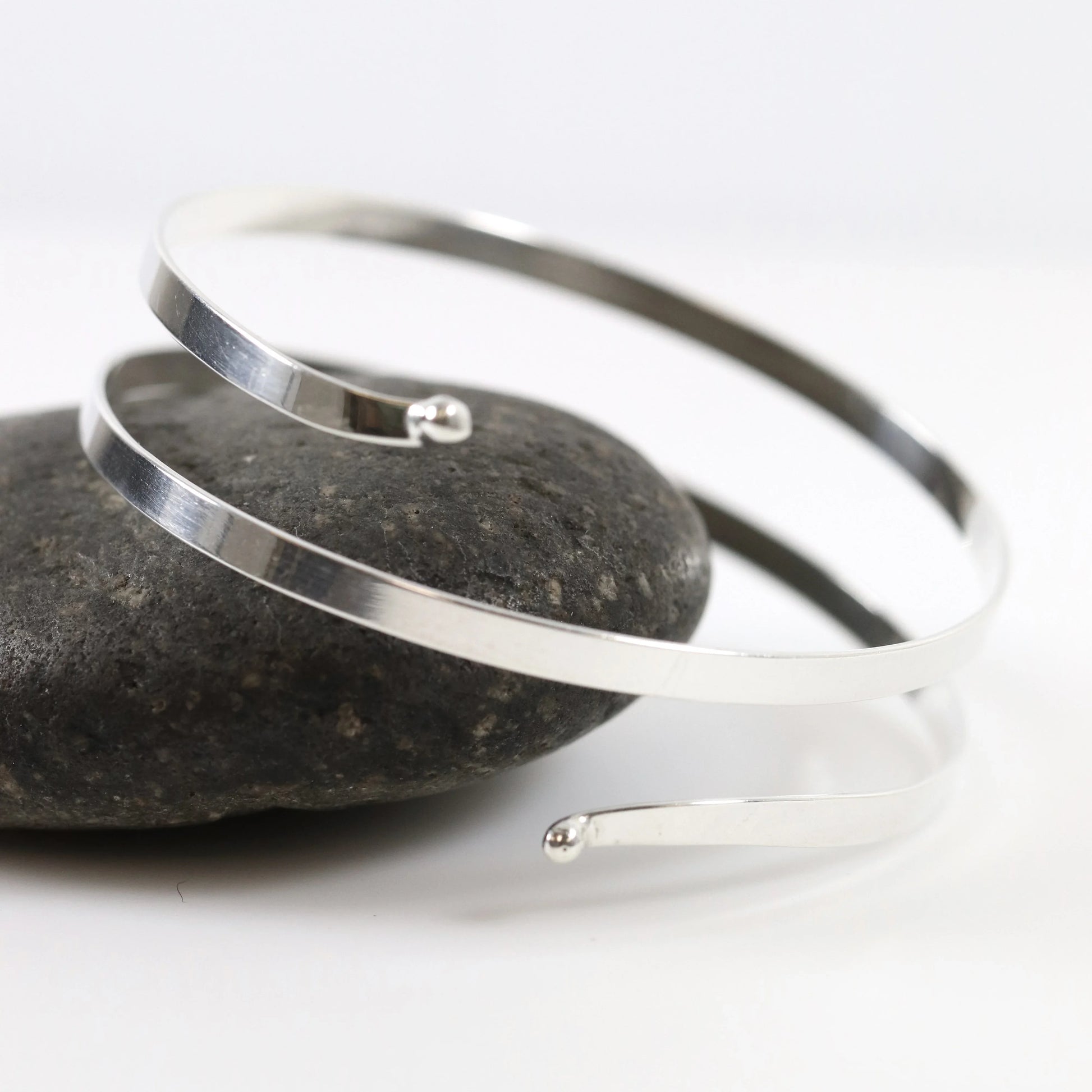 SOLD OUT: ESTATE ED LEVIN WRAP BANGLE BRACELET - Carmel Fine Silver Jewelry