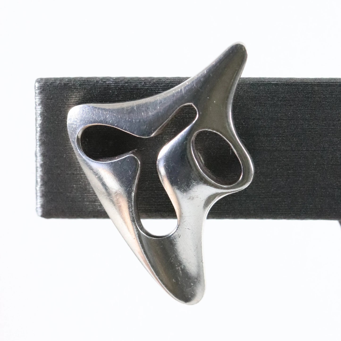 SOLD OUT: Georg Jensen Jewelry | Amoeba Modernist Sterling Silver Vintage Earrings 119 - Carmel Fine Silver Jewelry