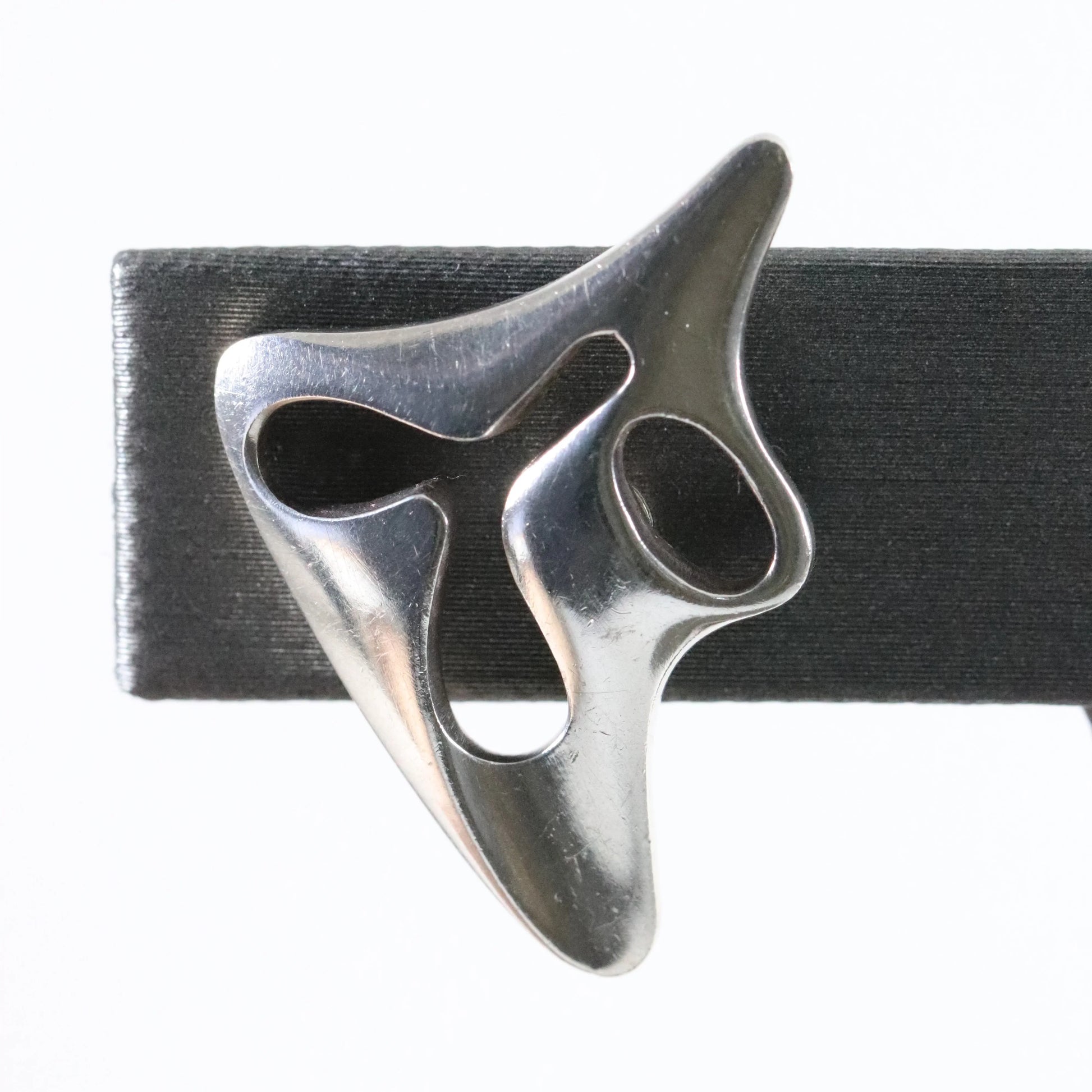 SOLD OUT: Georg Jensen Jewelry | Amoeba Modernist Sterling Silver Vintage Earrings 119 - Carmel Fine Silver Jewelry