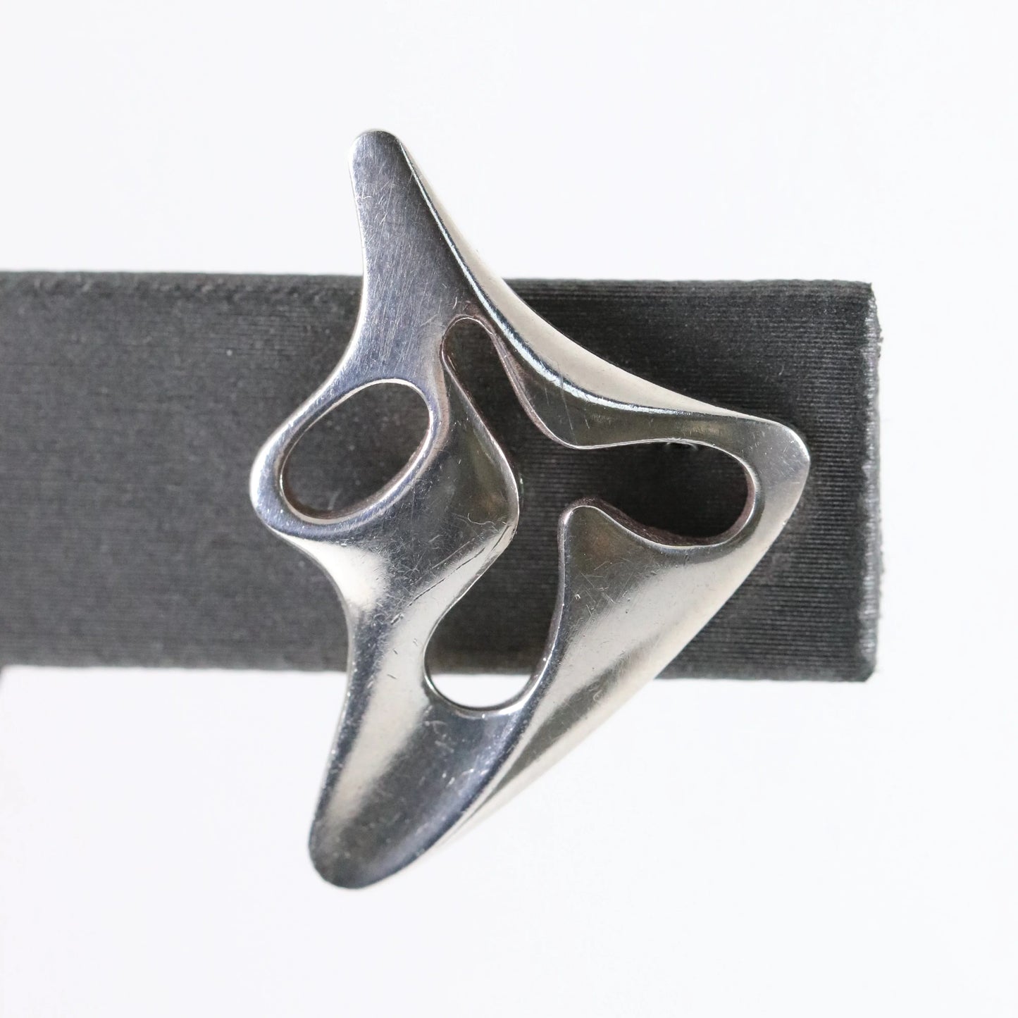 SOLD OUT: Georg Jensen Jewelry | Amoeba Modernist Sterling Silver Vintage Earrings 119 - Carmel Fine Silver Jewelry