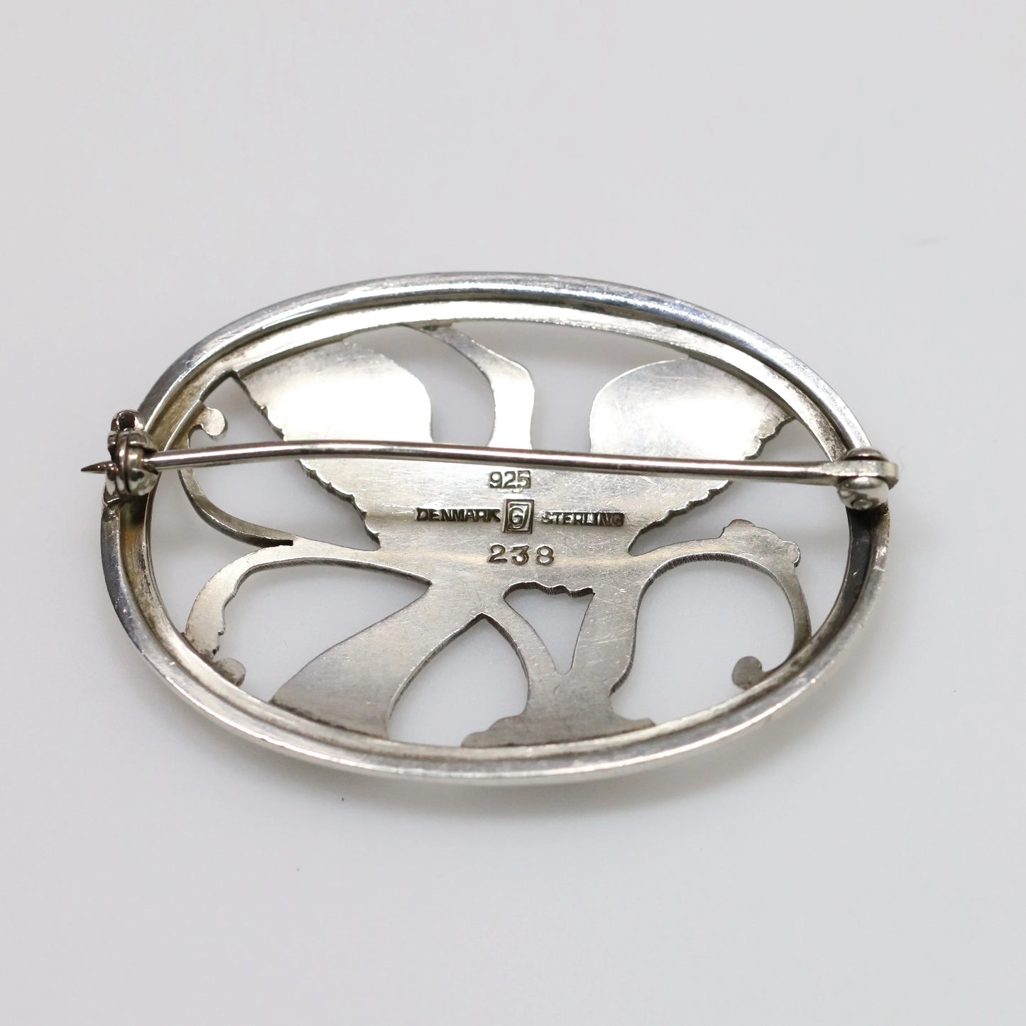 SOLD OUT: Georg Jensen Jewelry | Bird of Paradise Art Nouveau Silver Vintage Brooch 238 - Carmel Fine Silver Jewelry