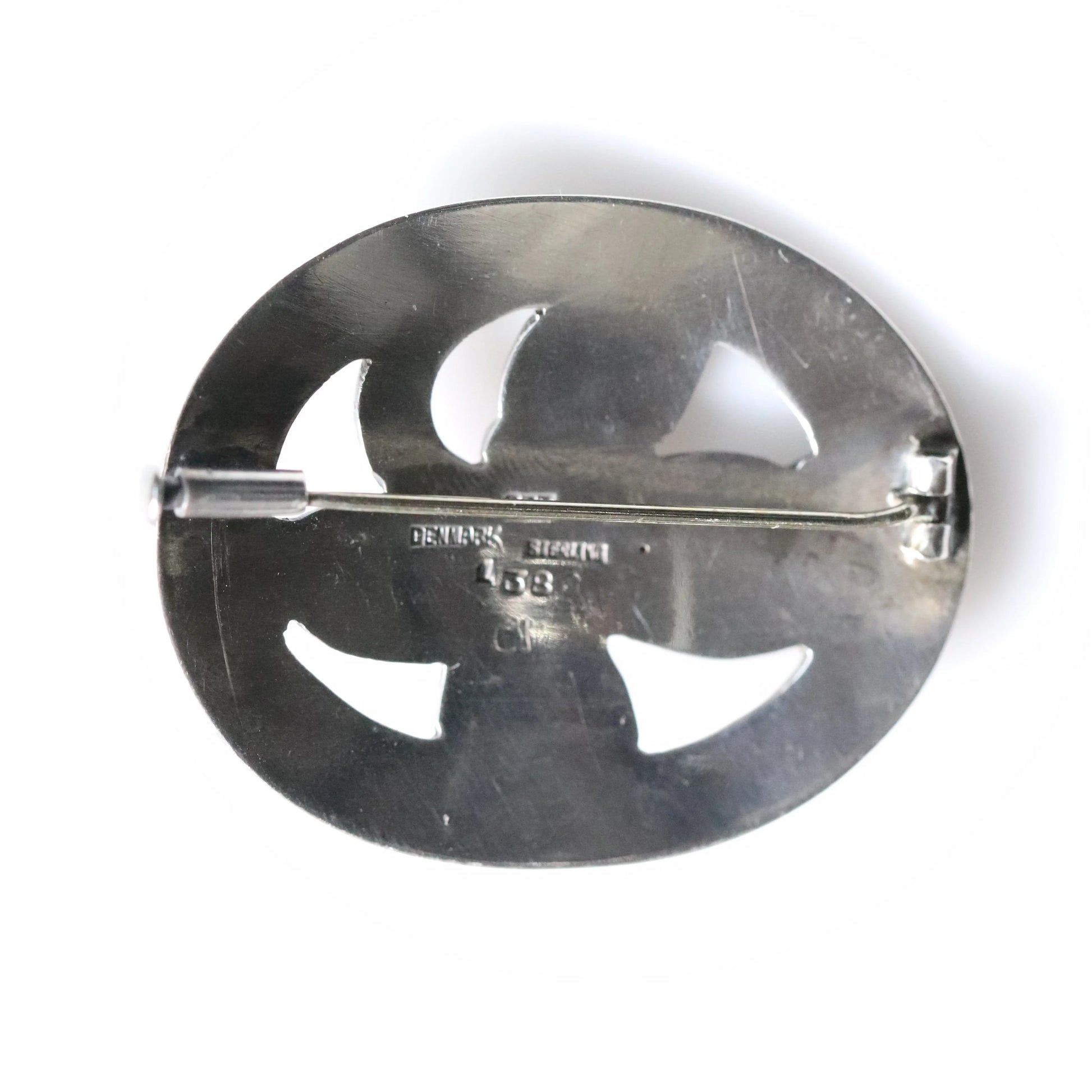 SOLD OUT: Georg Jensen Jewelry | Carnelian Floral Art Nouveau Silver Vintage Brooch 138 - Carmel Fine Silver Jewelry