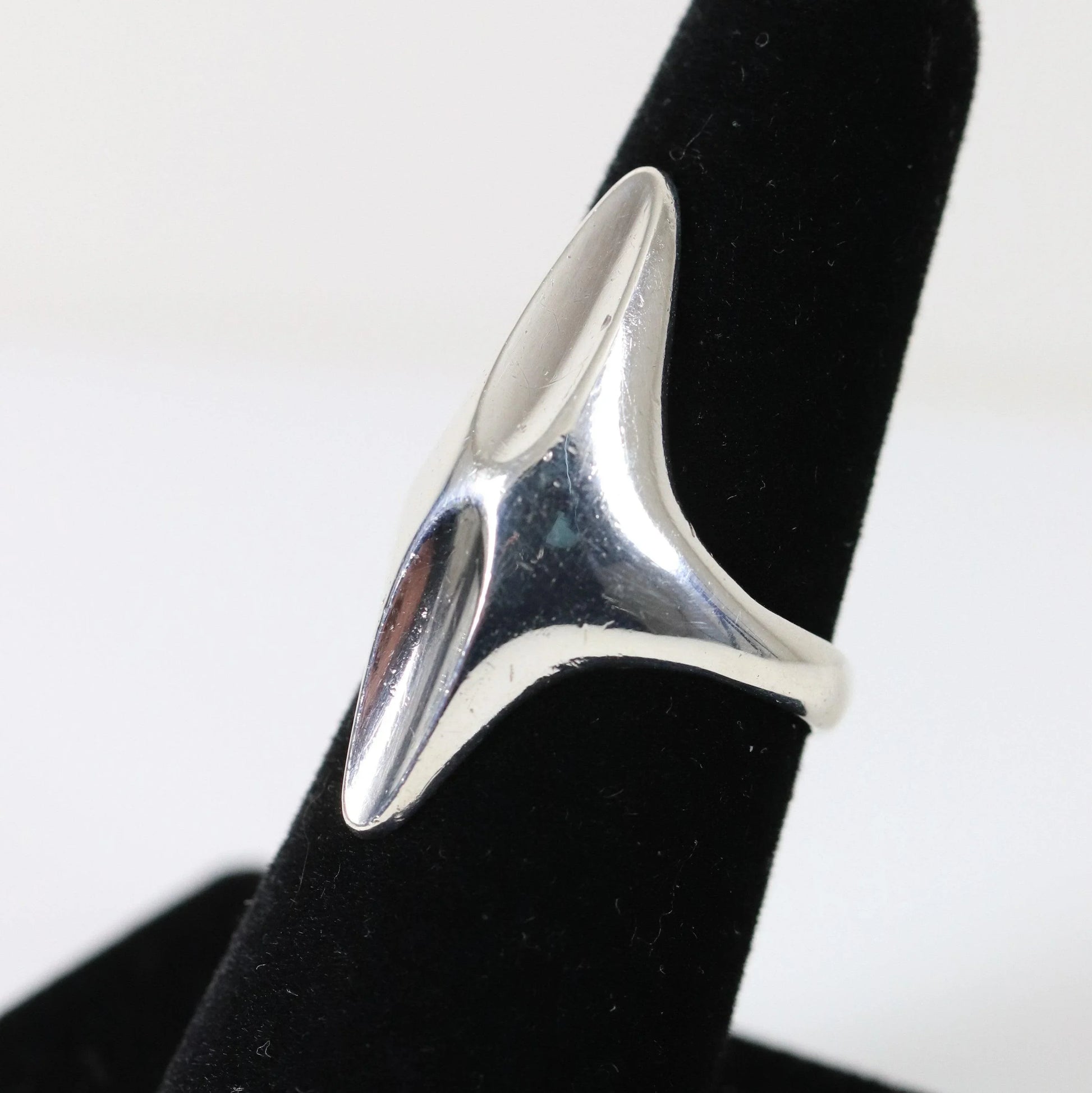 SOLD OUT: Georg Jensen Jewelry | Modernist Sterling Silver Vintage Ring 128 (US Size 7 1/4) - Carmel Fine Silver Jewelry