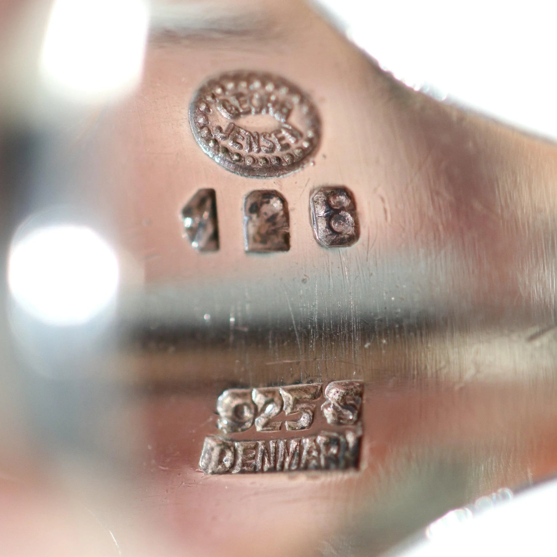 SOLD OUT: Georg Jensen Jewelry | Modernist Sterling Silver Vintage Ring 128 (US Size 7 1/4) - Carmel Fine Silver Jewelry