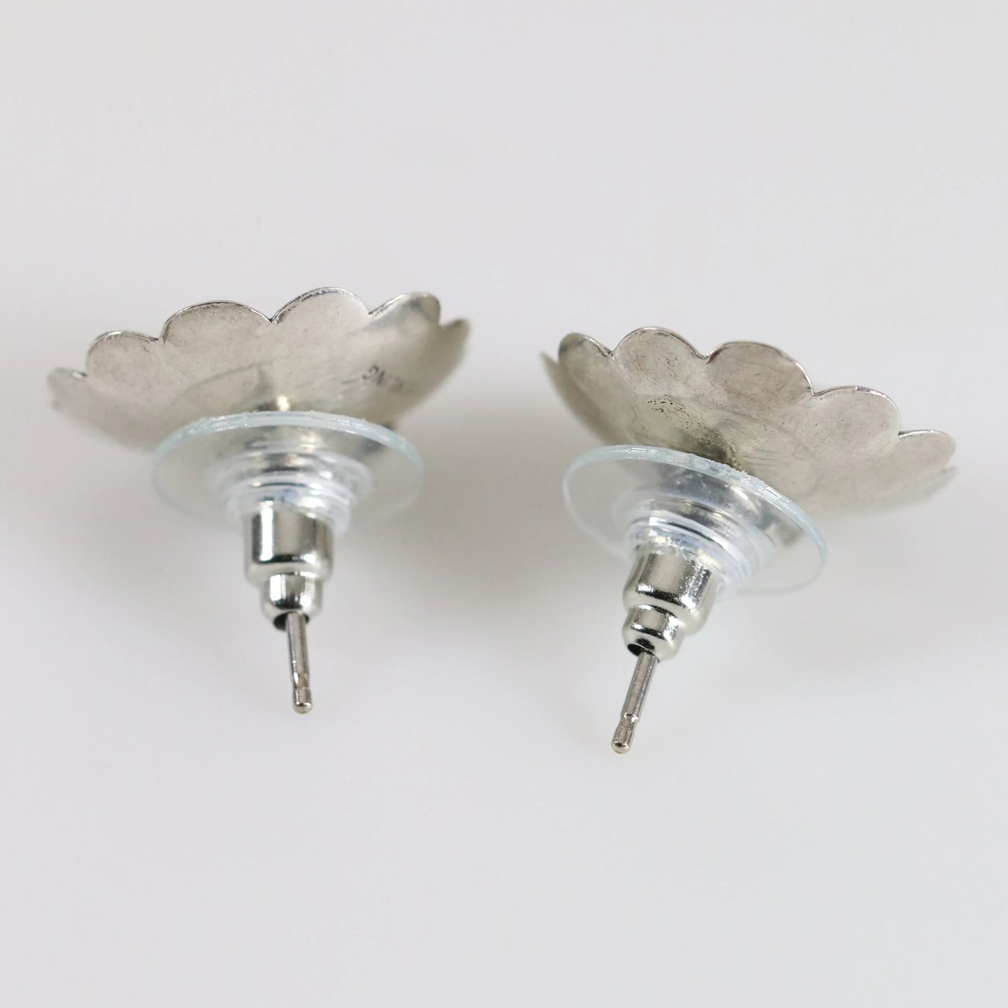 SOLD OUT: Georg Jensen La Paglia Heart and Shell Earrings | Vintage Sterling Silver | Mid-Century U.S.A. - Carmel Fine Silver Jewelry