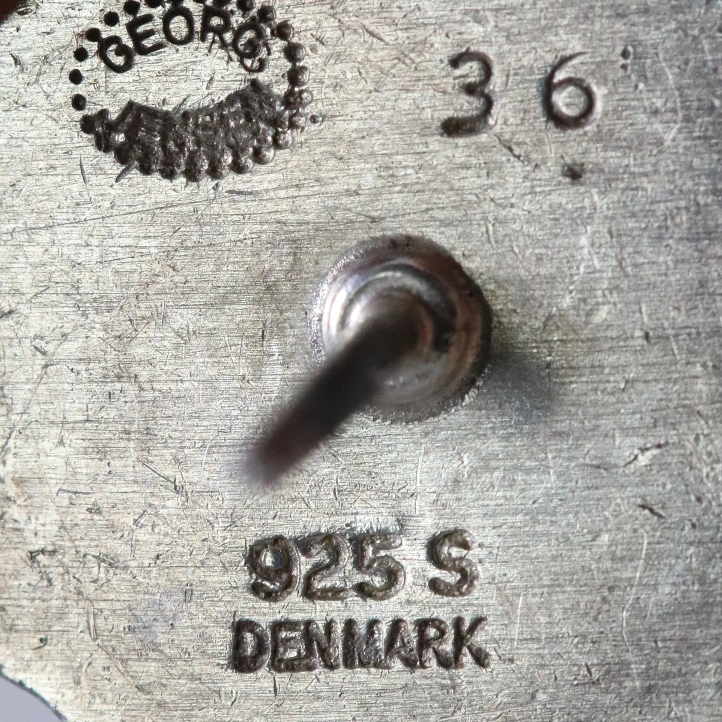 SOLD OUT: Georg Jensen Lapis Lazuli Flower Earrings 36 | Vintage Sterling Silver | Studs Mid-Century Denmark - Carmel Fine Silver Jewelry