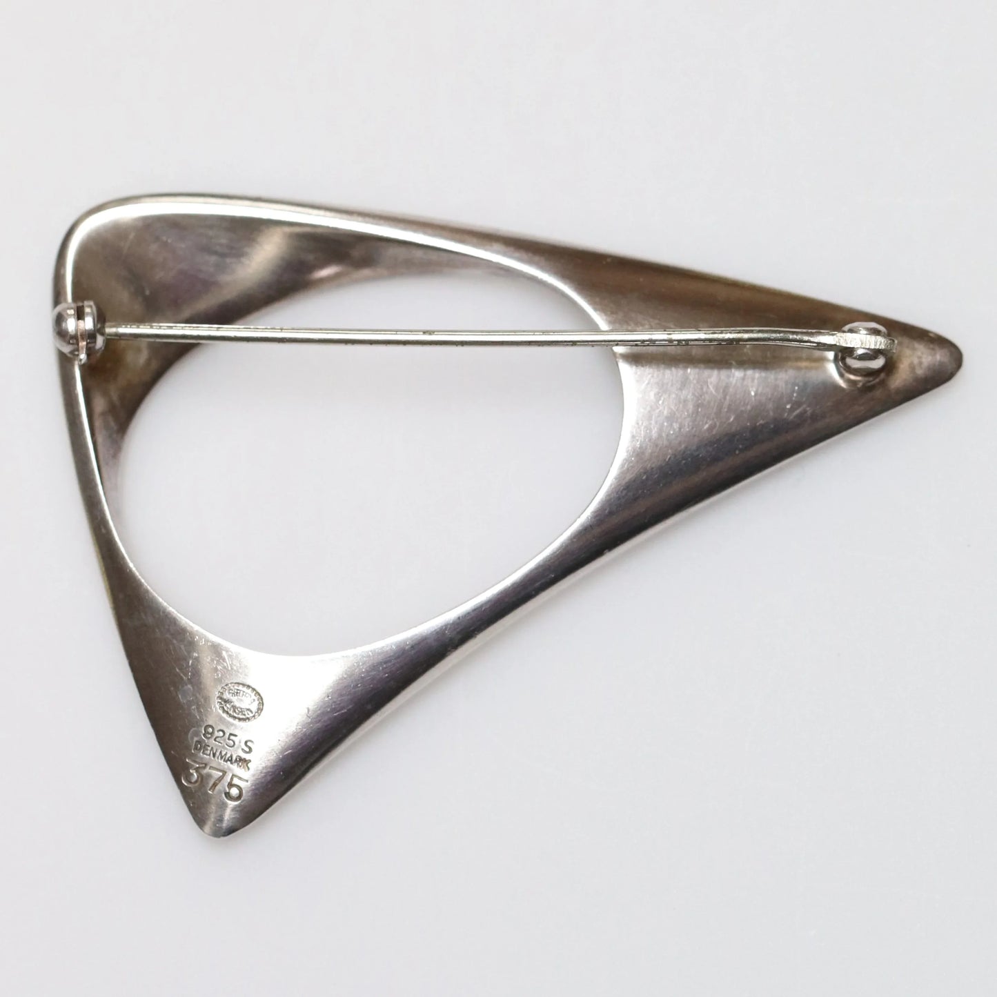 SOLD OUT: Georg Jensen Modernist Brooch 375 | Vintage Sterling Silver | Henning Koppel Pin - Carmel Fine Silver Jewelry