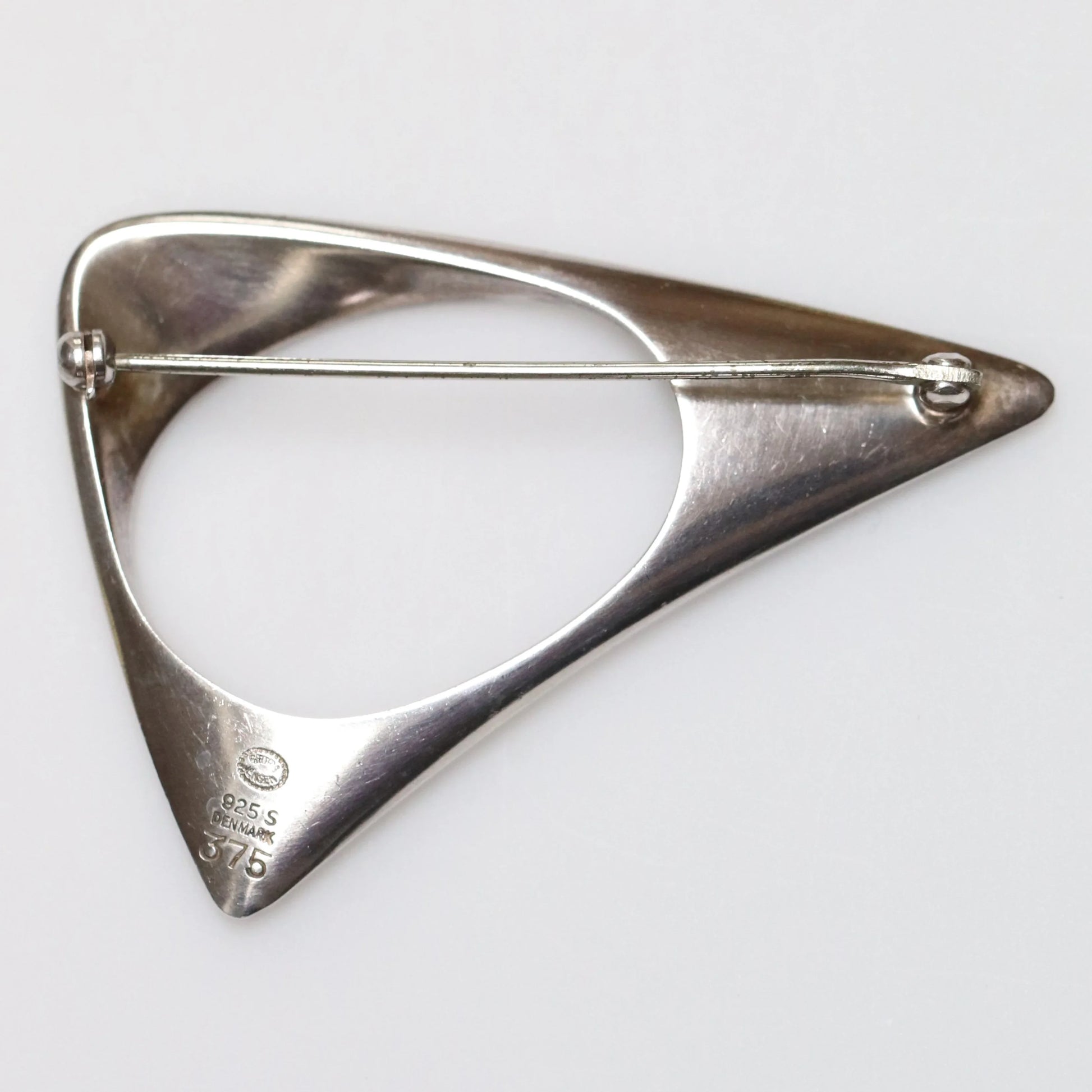 SOLD OUT: Georg Jensen Modernist Brooch 375 | Vintage Sterling Silver | Henning Koppel Pin - Carmel Fine Silver Jewelry