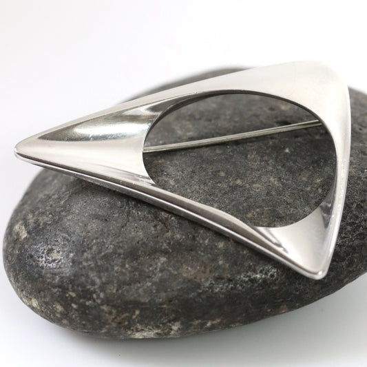 SOLD OUT: Georg Jensen Modernist Brooch 375 | Vintage Sterling Silver | Henning Koppel Pin - Carmel FSJ