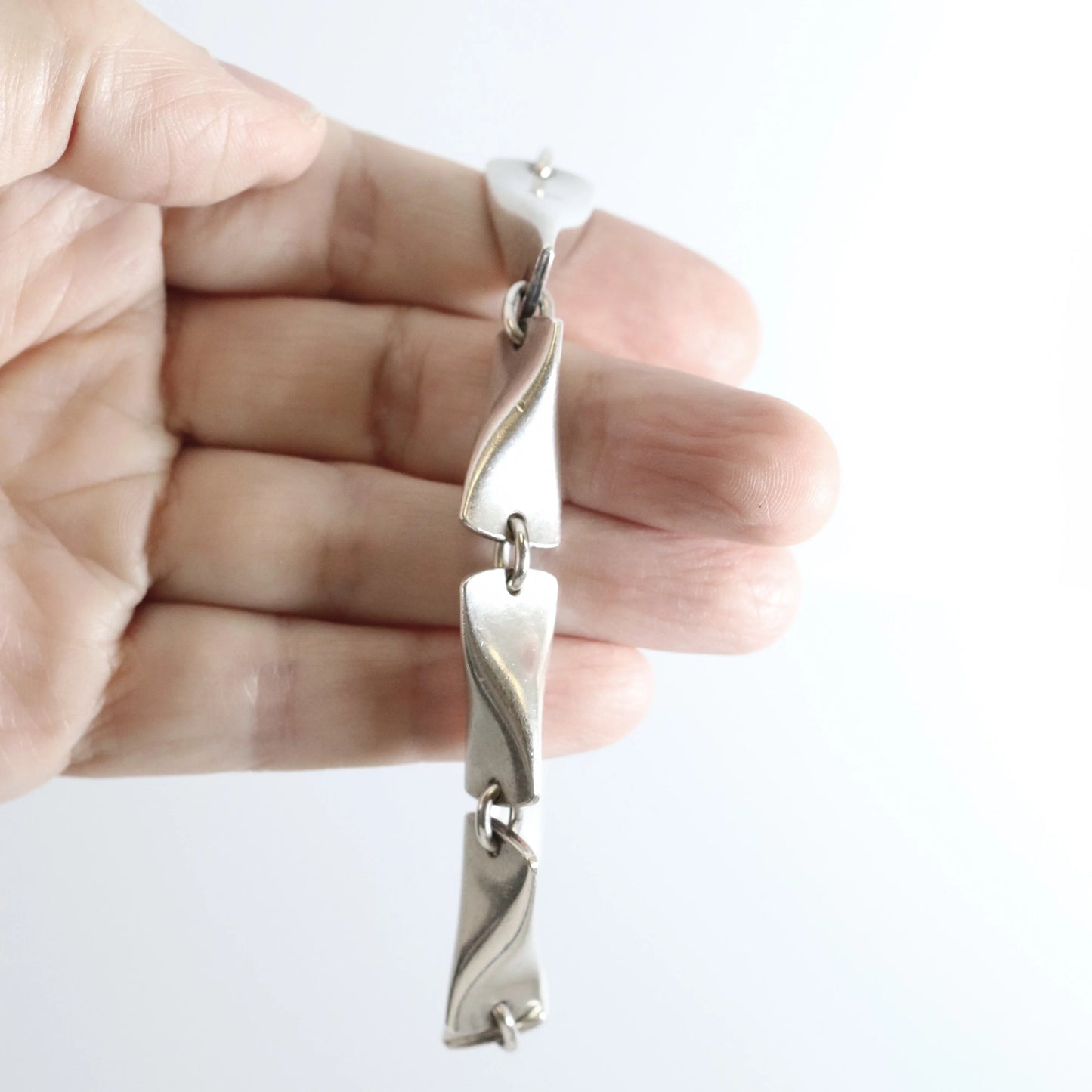 SOLD OUT: GEORG JENSEN MODERNIST BUTTERFLY BRACELET - Carmel Fine Silver Jewelry