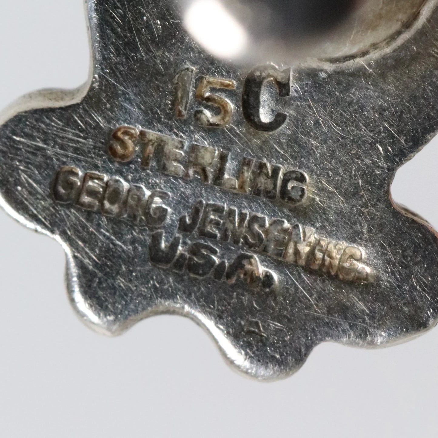 SOLD OUT: Georg Jensen Moonlight Blossom Earrings | Vintage Sterling Silver | Mid-Century USA - Carmel Fine Silver Jewelry