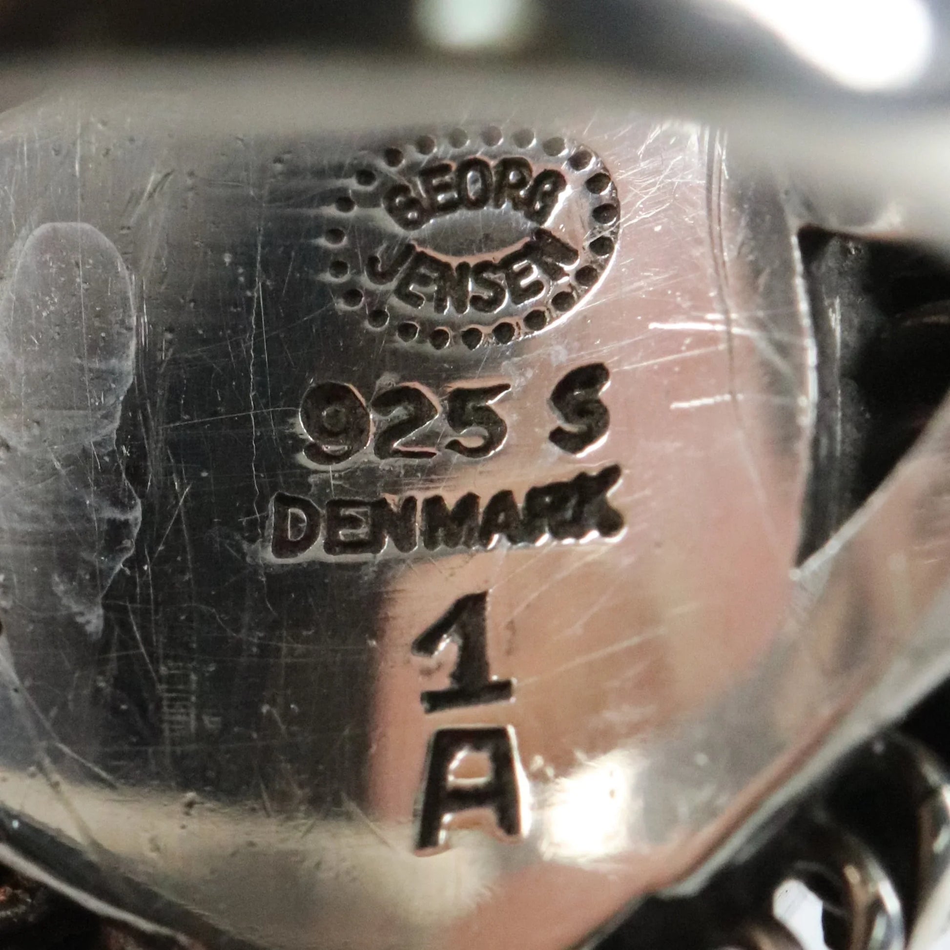 SOLD OUT: Georg Jensen Silver Cabochon Ring 1A - Size 6 1/2 | Vintage Sterling Silver | Art Nouveau Denmark - Carmel Fine Silver Jewelry