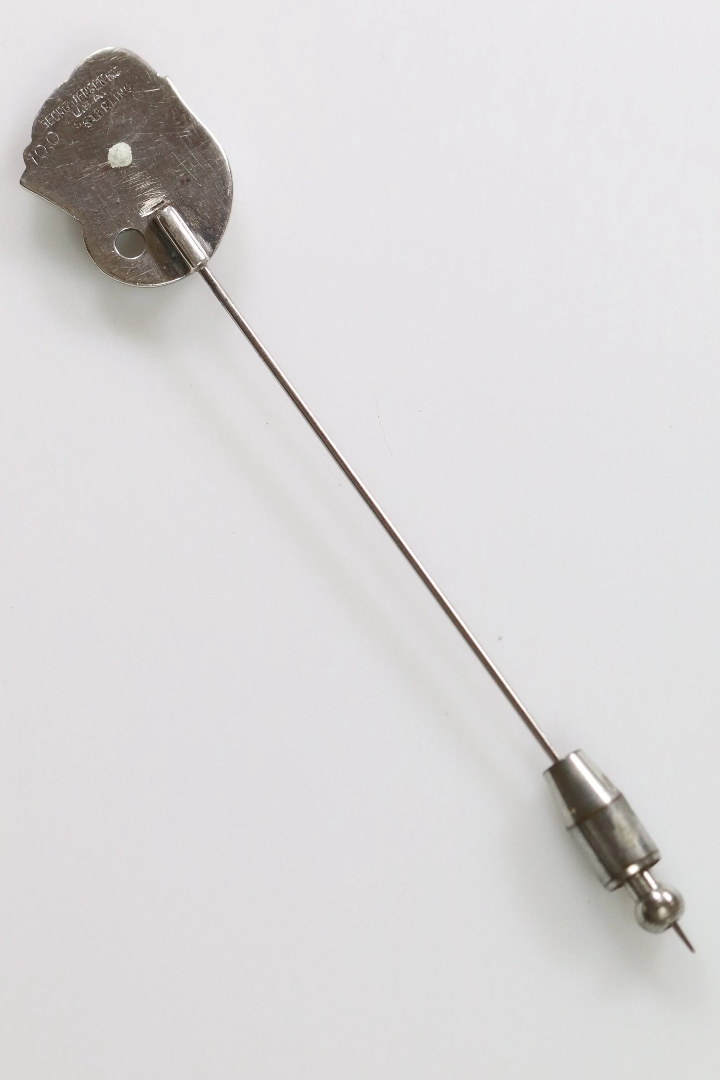 SOLD OUT: Georg Jensen Tulip Hat Pin | Vintage Sterling Silver | Mid-Century USA - Carmel Fine Silver Jewelry