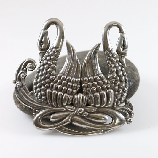 SOLD OUT: Los Castillo Taxco Brooch | Vintage Sterling Silver | Swan Mid Century Mexico Pin - Carmel FSJ