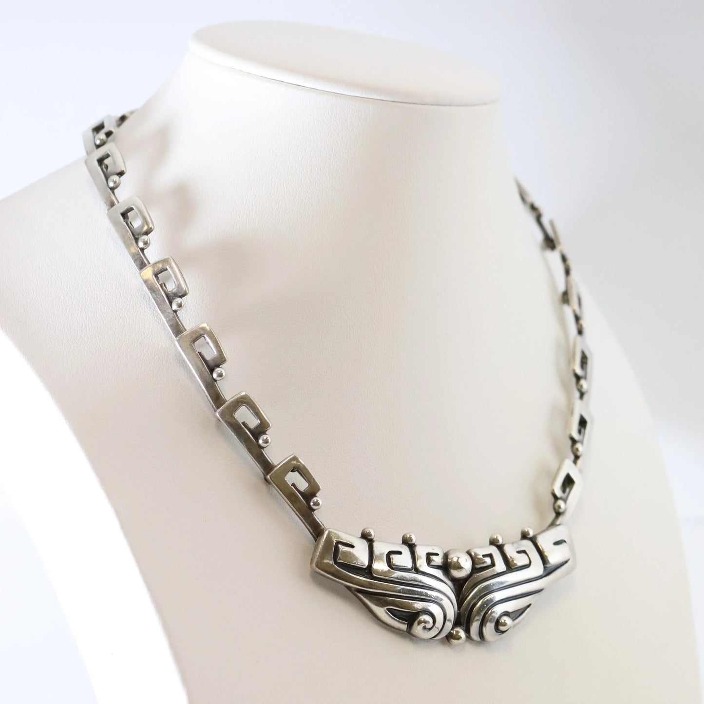 SOLD OUT: MARGOT DE TAXCO ORNATE NECKLACE 5243 - Carmel Fine Silver Jewelry
