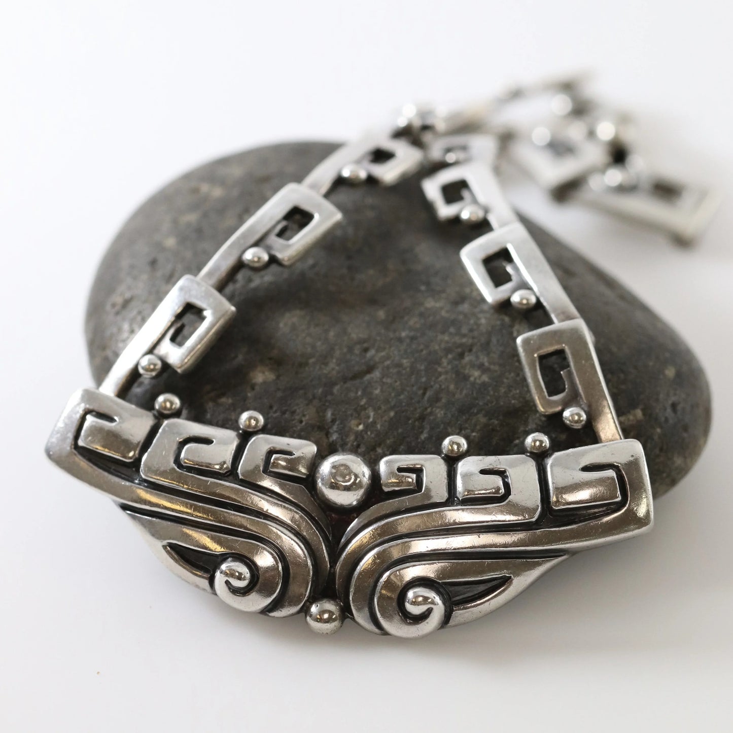 SOLD OUT: MARGOT DE TAXCO ORNATE NECKLACE 5243 - Carmel Fine Silver Jewelry