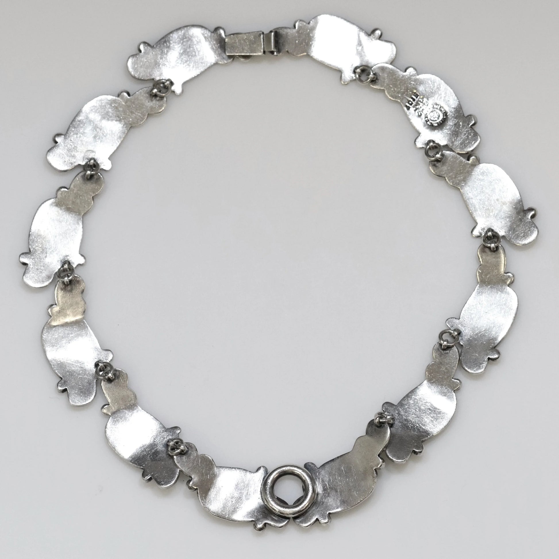 SOLD OUT: Margot de Taxco Tribal Motif Necklace | Vintage Sterling Silver | Mid-Century Taxco Mexico - Carmel Fine Silver Jewelry