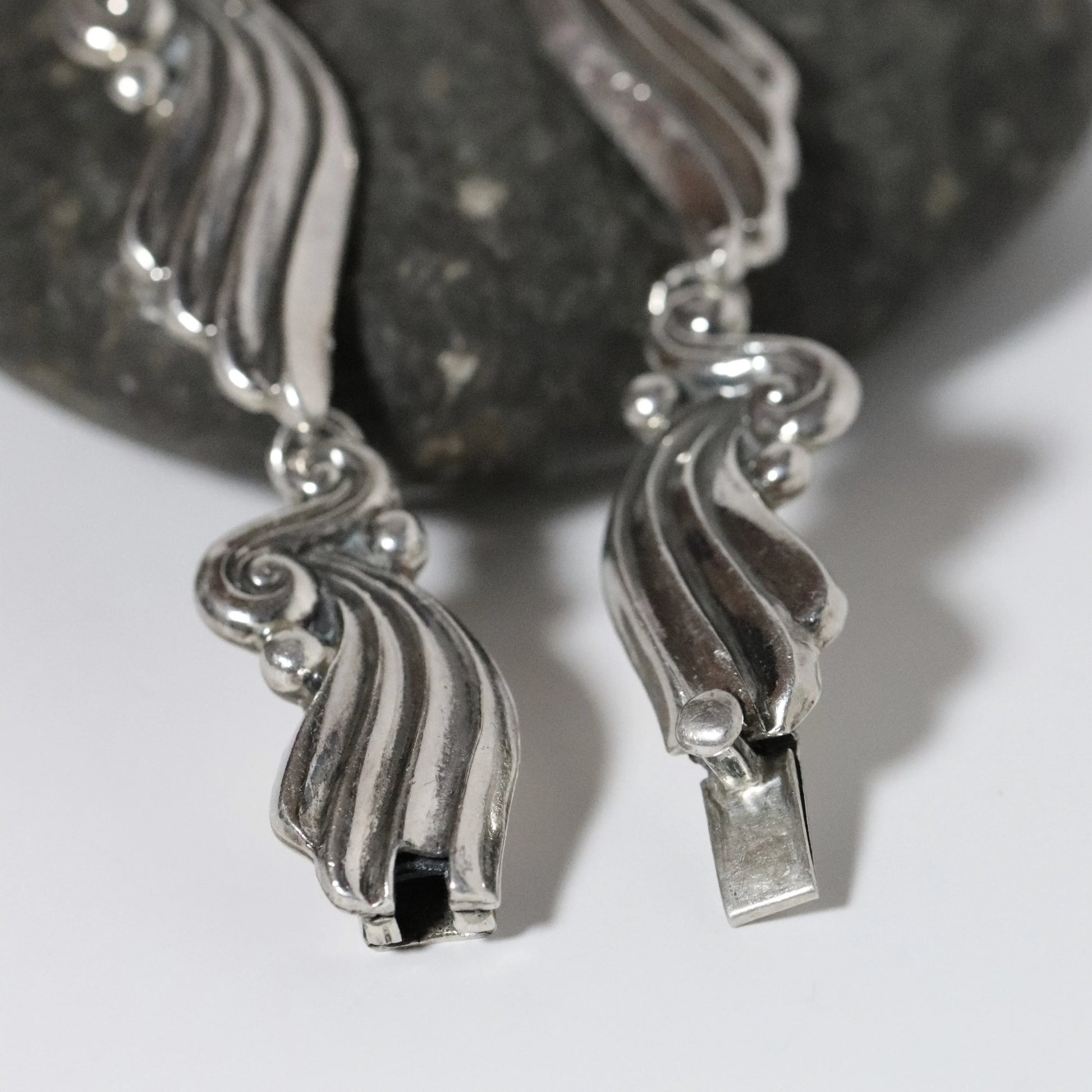 SOLD OUT: Margot de Taxco Winged Collar Necklace - Carmel Fine Silver Jewelry