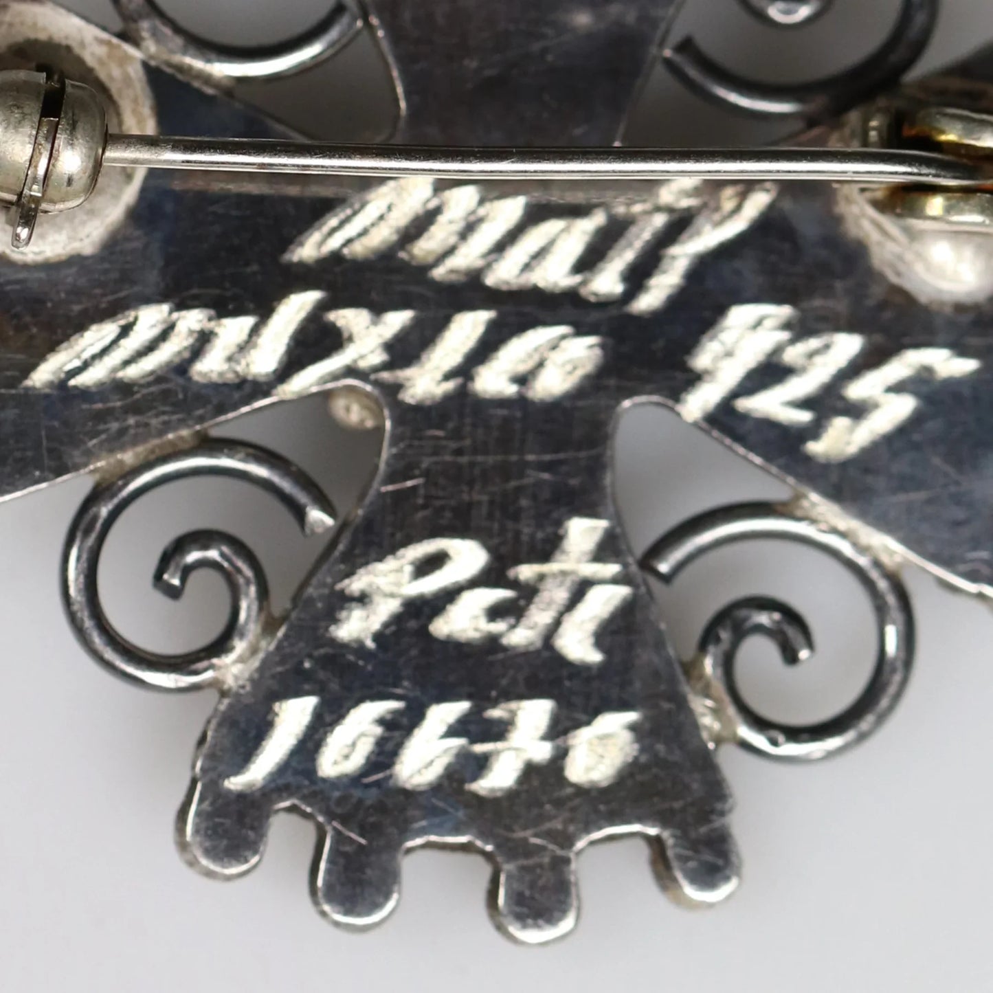 SOLD OUT: MATL Petite Multi-Stone Matilde Poulat Brooch | Vintage Sterling Silver | Amethyst and Turquoise Pin Mid Century Mexico - Carmel Fine Silver Jewelry