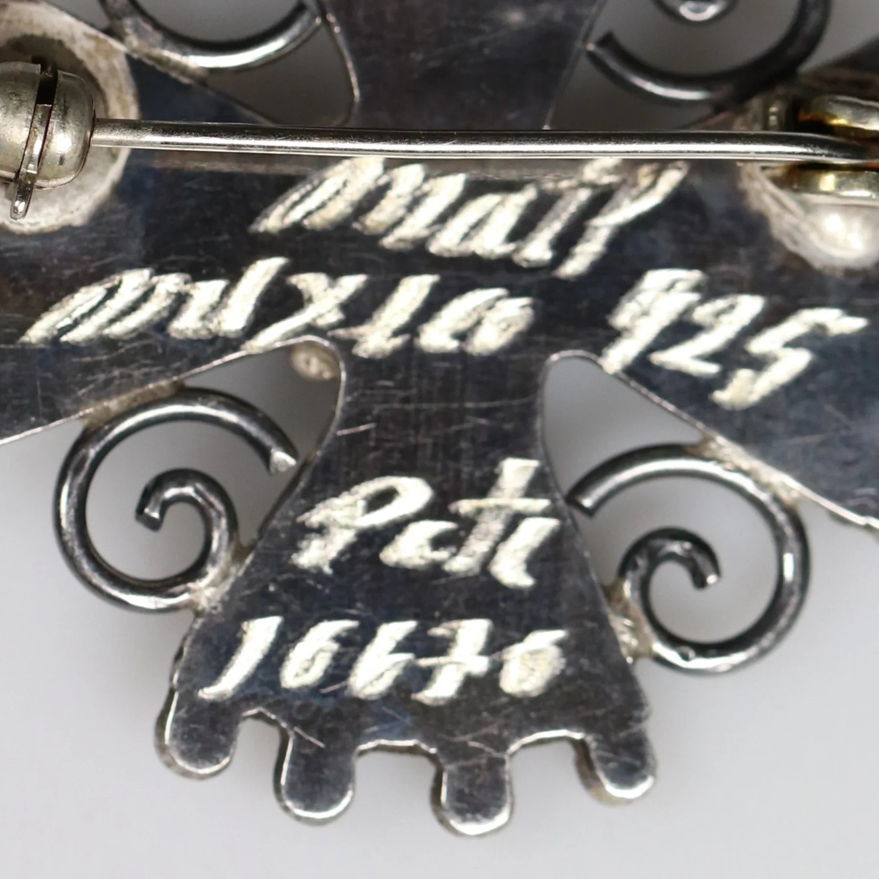 SOLD OUT: MATL Petite Multi-Stone Matilde Poulat Brooch | Vintage Sterling Silver | Amethyst and Turquoise Pin Mid Century Mexico - Carmel Fine Silver Jewelry