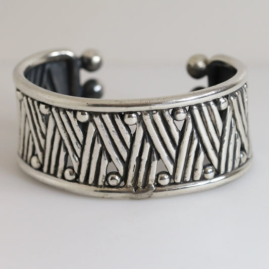 SOLD OUT: Rare William Spratling 980 Silver Cuff | Vintage Sterling Silver | First Design Period Bracelet - Carmel Fine Silver Jewelry