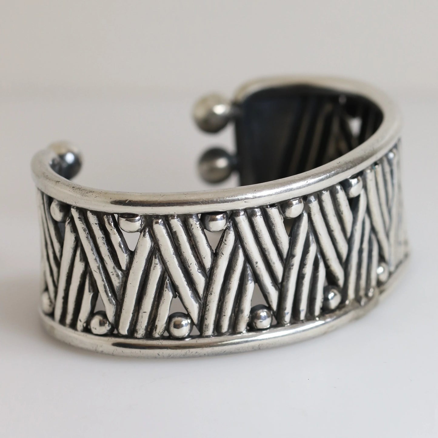 SOLD OUT: Rare William Spratling 980 Silver Cuff | Vintage Sterling Silver | First Design Period Bracelet - Carmel Fine Silver Jewelry