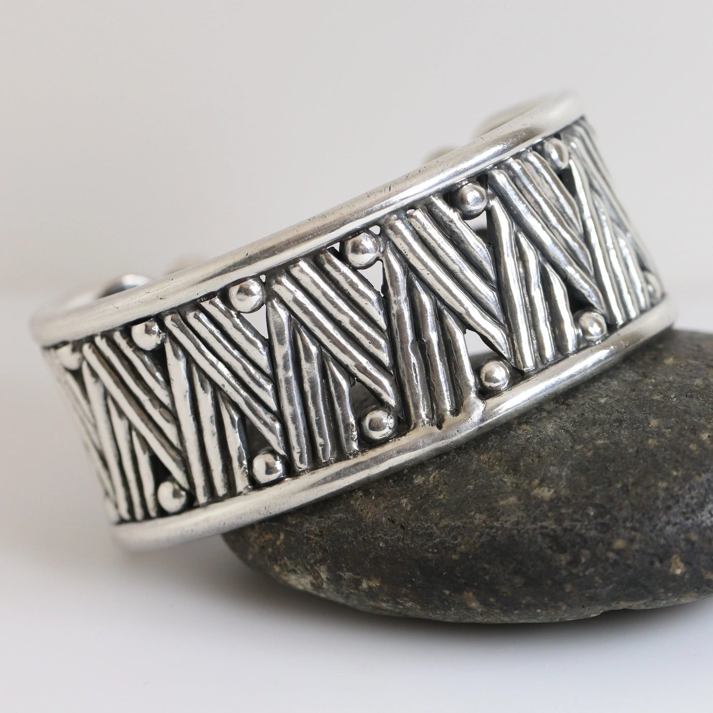 SOLD OUT: Rare William Spratling 980 Silver Cuff | Vintage Sterling Silver | First Design Period Bracelet - Carmel Fine Silver Jewelry