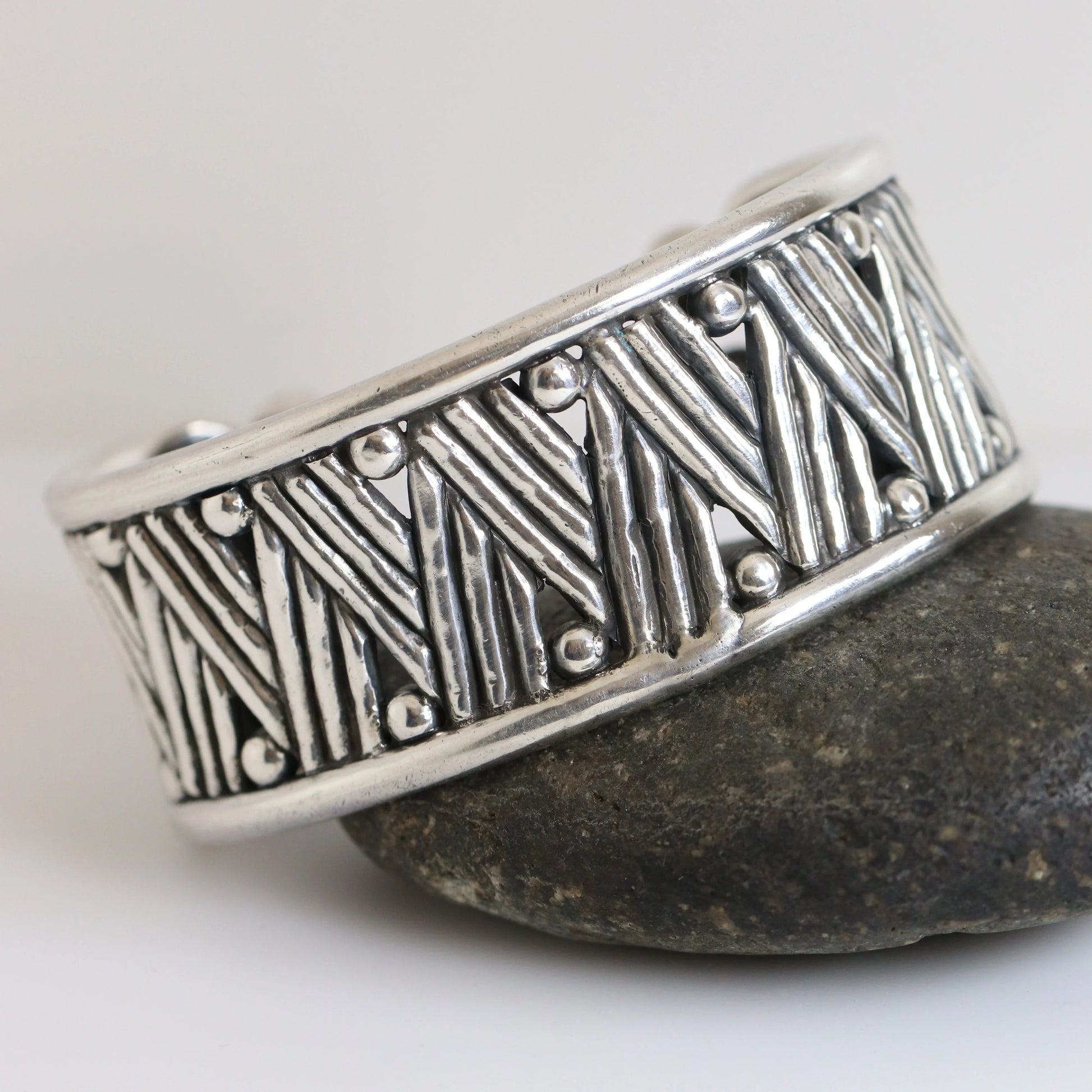 SOLD OUT: Rare William Spratling 980 Silver Cuff | Vintage Sterling Silver | First Design Period Bracelet - Carmel Fine Silver Jewelry