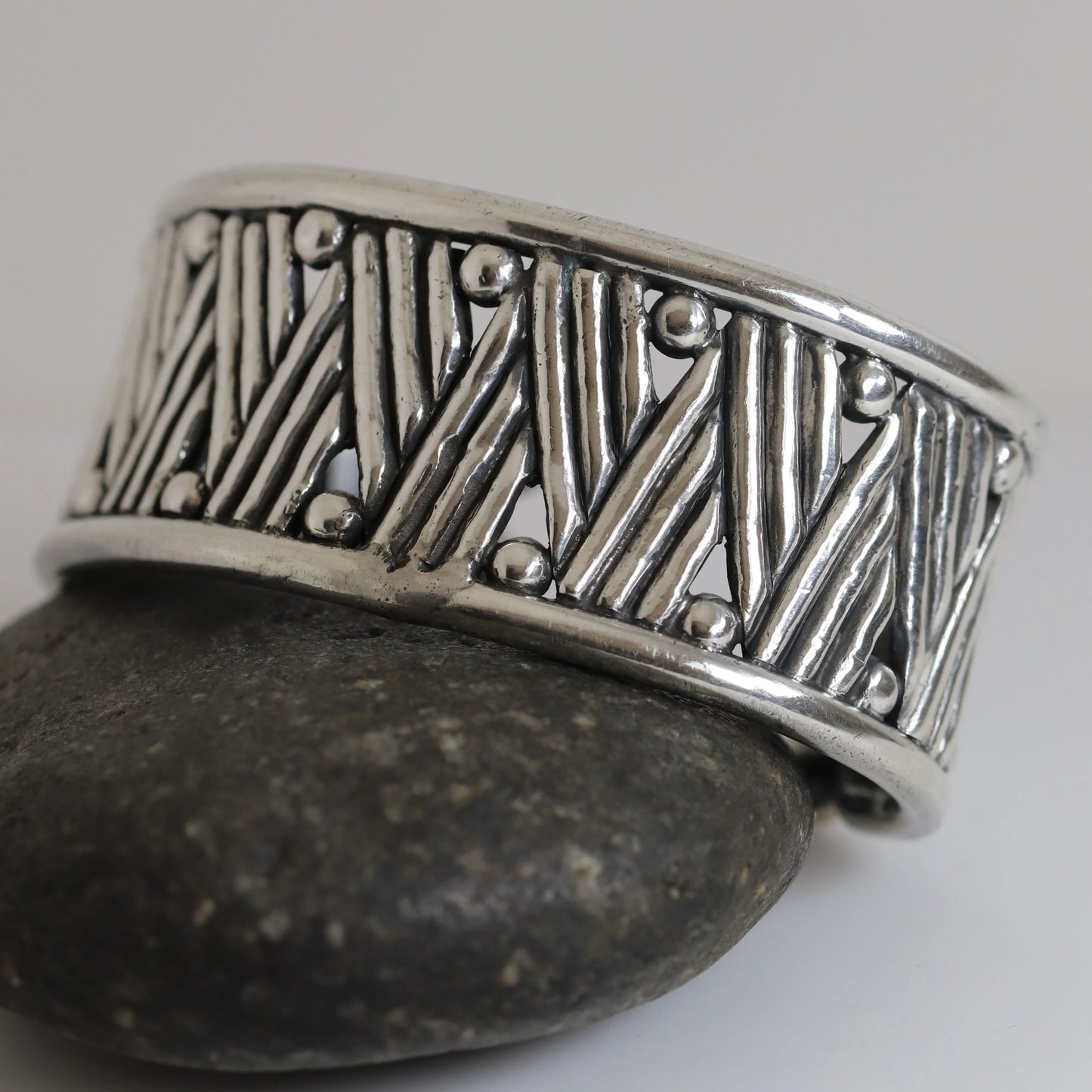SOLD OUT: Rare William Spratling 980 Silver Cuff | Vintage Sterling Silver | First Design Period Bracelet - Carmel Fine Silver Jewelry