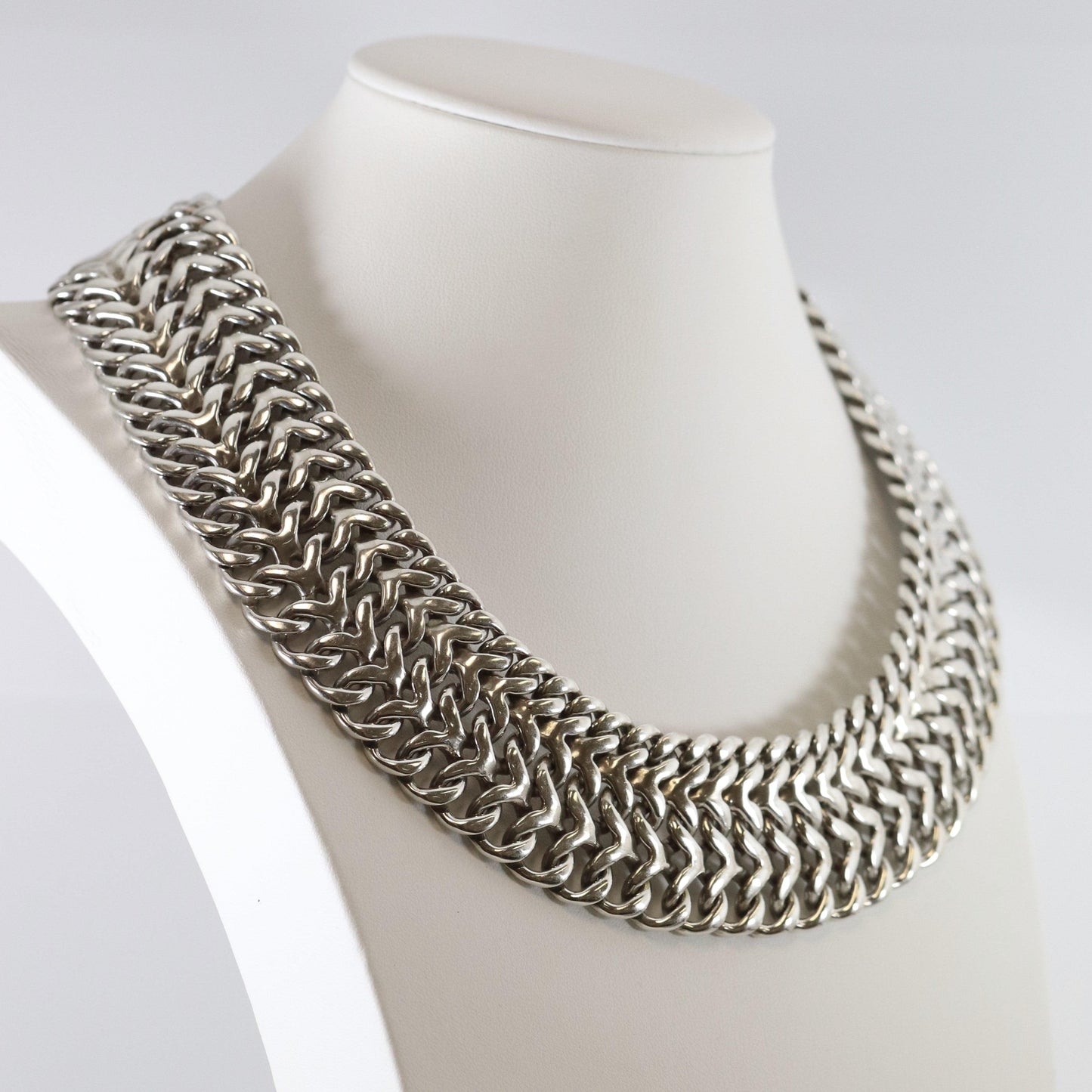 SOLD OUT: TAXCO WIDE DOUBECURB NECKLACE - Carmel FSJ