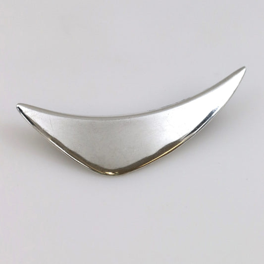 SOLD OUT: Vintage Aarre & Krogh Danish Jewelry | Abstract Swoosh Brooch - Carmel Fine Silver Jewelry
