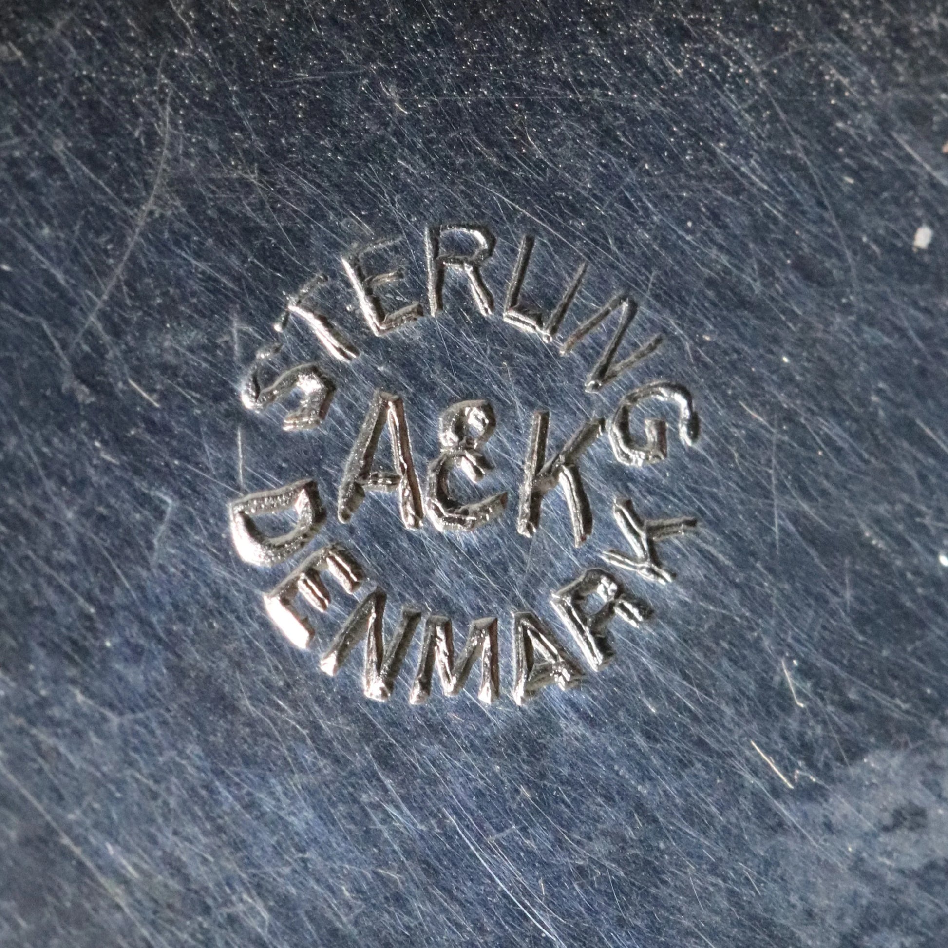 SOLD OUT: Vintage Aarre & Krogh Danish Jewelry | Abstract Swoosh Brooch - Carmel Fine Silver Jewelry