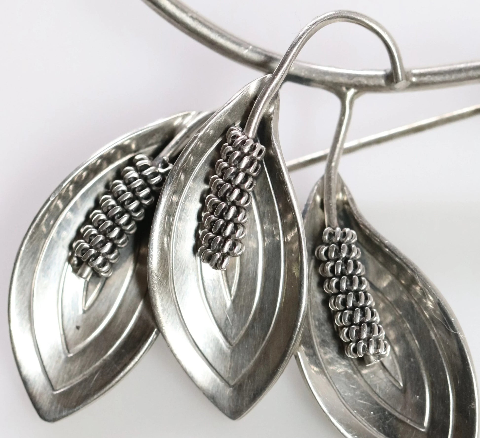 SOLD OUT: Vintage Aarre & Krogh Danish Jewelry | Calla Lily Flower and Stem Brooch - Carmel Fine Silver Jewelry