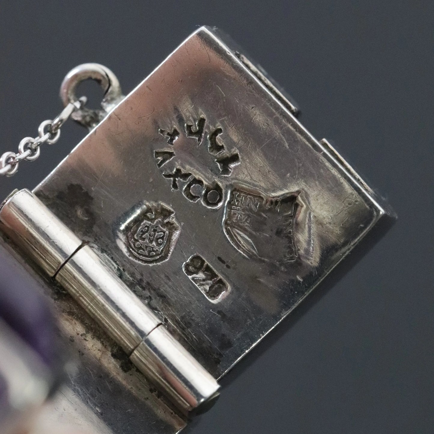 SOLD OUT: Vintage Anthony Pineda Taxco Silver Mexican Jewelry | Handcrafted 970 Silver Amethyst Bracelet - Carmel Fine Silver Jewelry