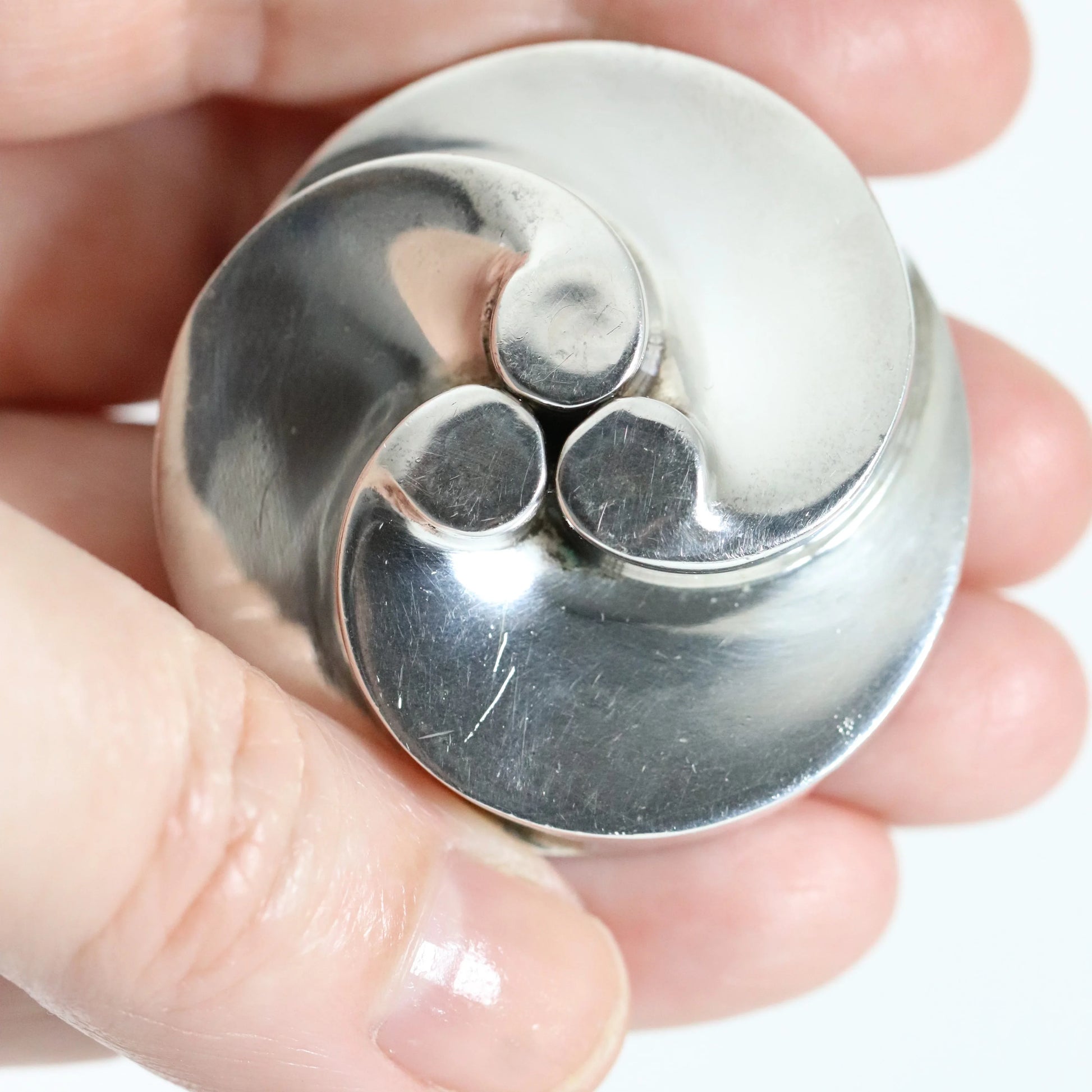SOLD OUT: Vintage Anthony Pineda Taxco Silver Mexican Jewelry | Mid-Century Modernist Brooch - Carmel Fine Silver Jewelry