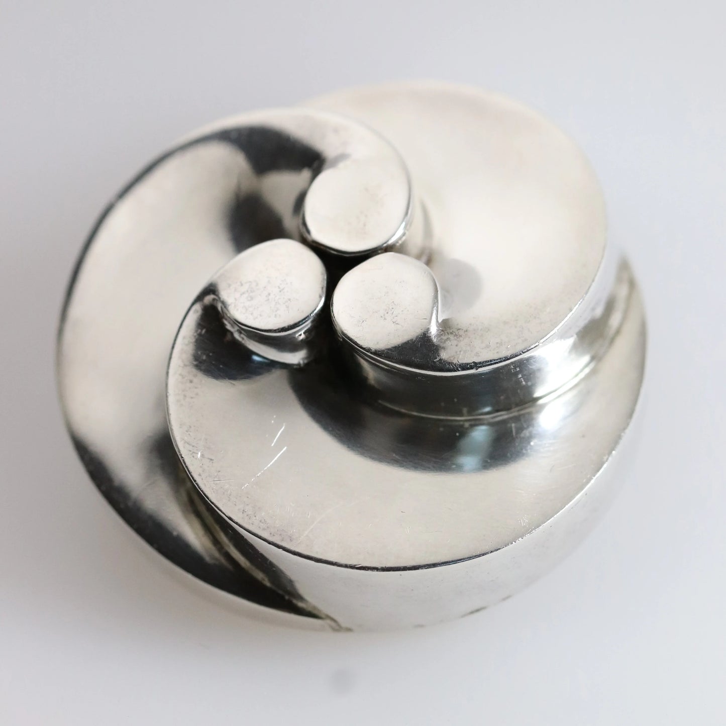 SOLD OUT: Vintage Anthony Pineda Taxco Silver Mexican Jewelry | Mid-Century Modernist Brooch - Carmel Fine Silver Jewelry