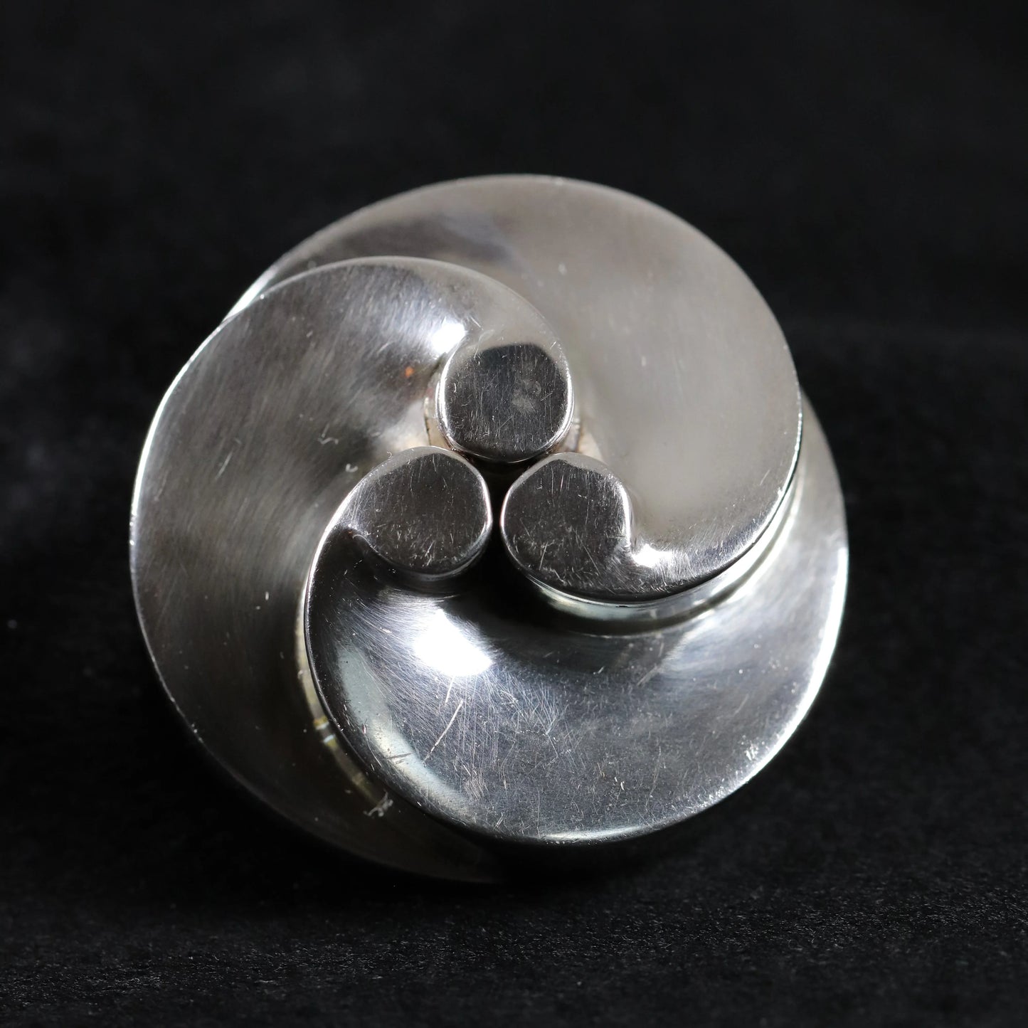 SOLD OUT: Vintage Anthony Pineda Taxco Silver Mexican Jewelry | Mid-Century Modernist Brooch - Carmel Fine Silver Jewelry