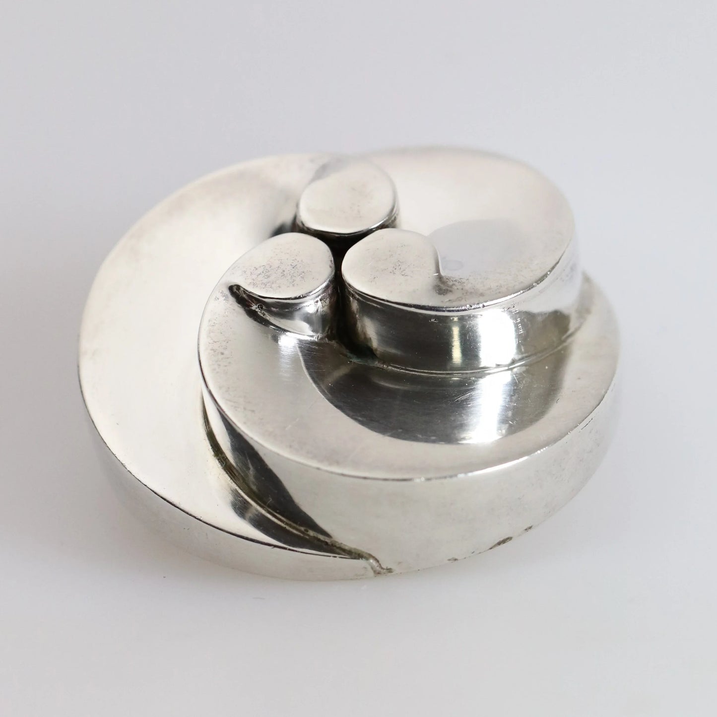 SOLD OUT: Vintage Anthony Pineda Taxco Silver Mexican Jewelry | Mid-Century Modernist Brooch - Carmel Fine Silver Jewelry