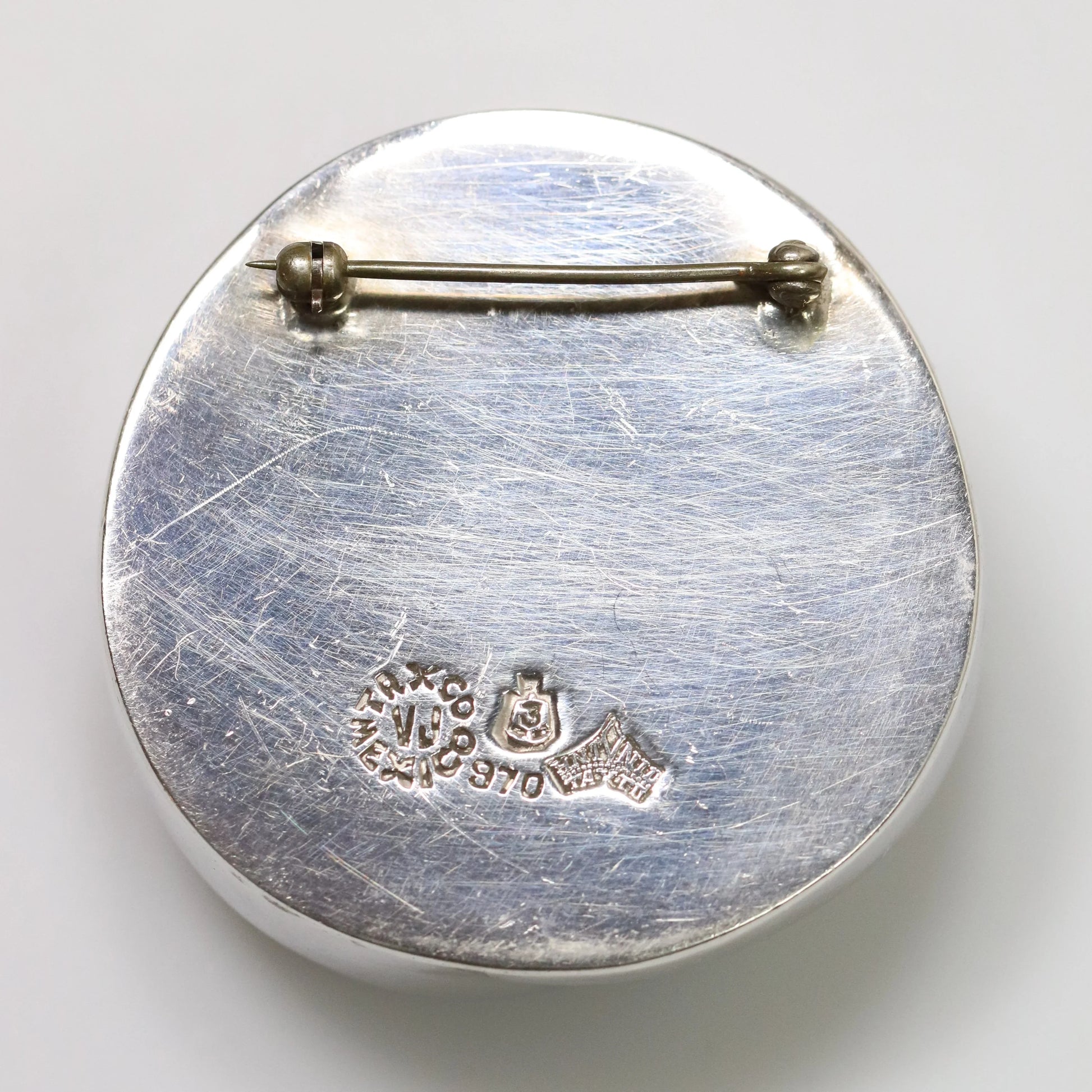 SOLD OUT: Vintage Anthony Pineda Taxco Silver Mexican Jewelry | Mid-Century Modernist Brooch - Carmel Fine Silver Jewelry