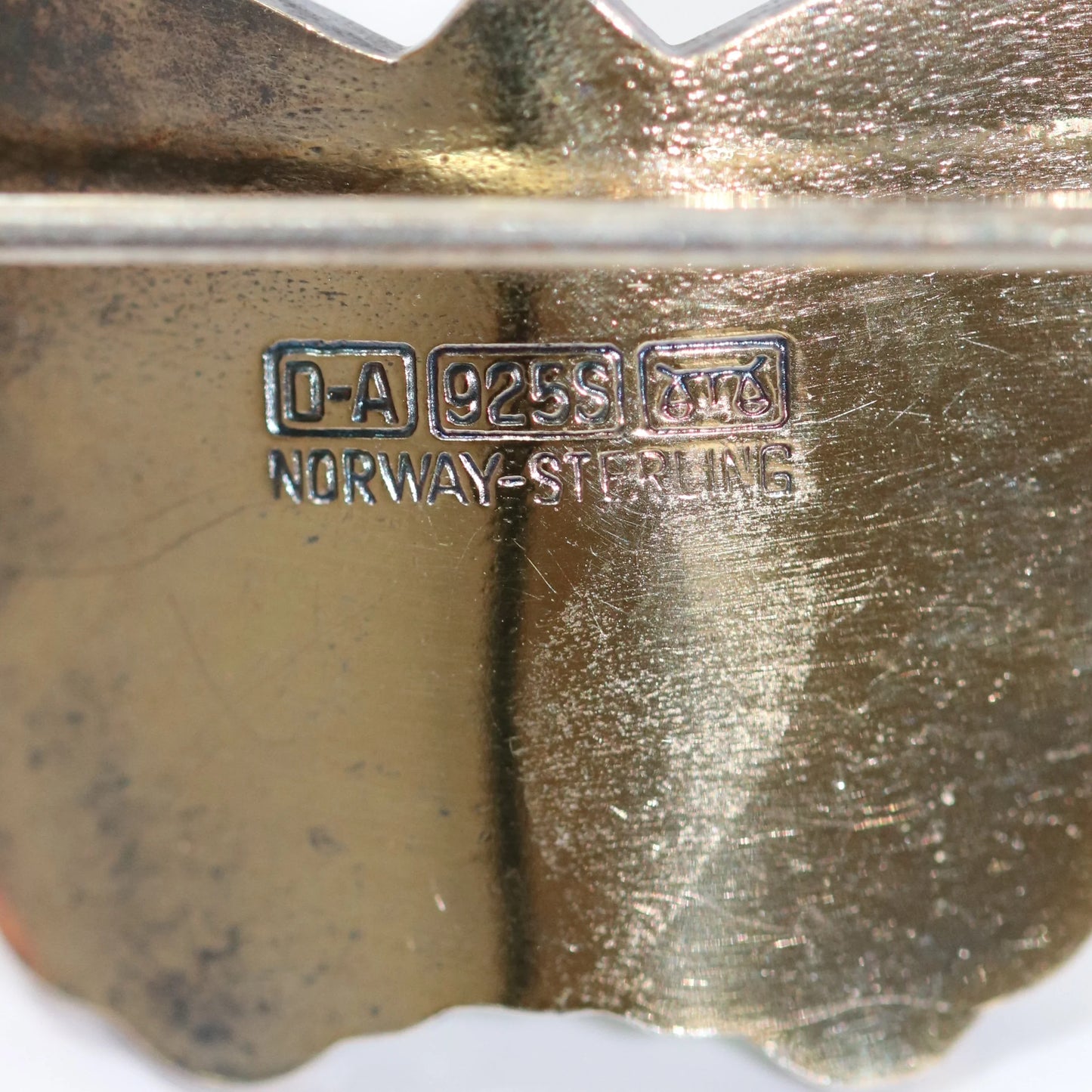 SOLD OUT: Vintage David Andersen Jewelry | Mint Green Butterfly Guilloche Enamel Brooch Norway - Carmel Fine Silver Jewelry