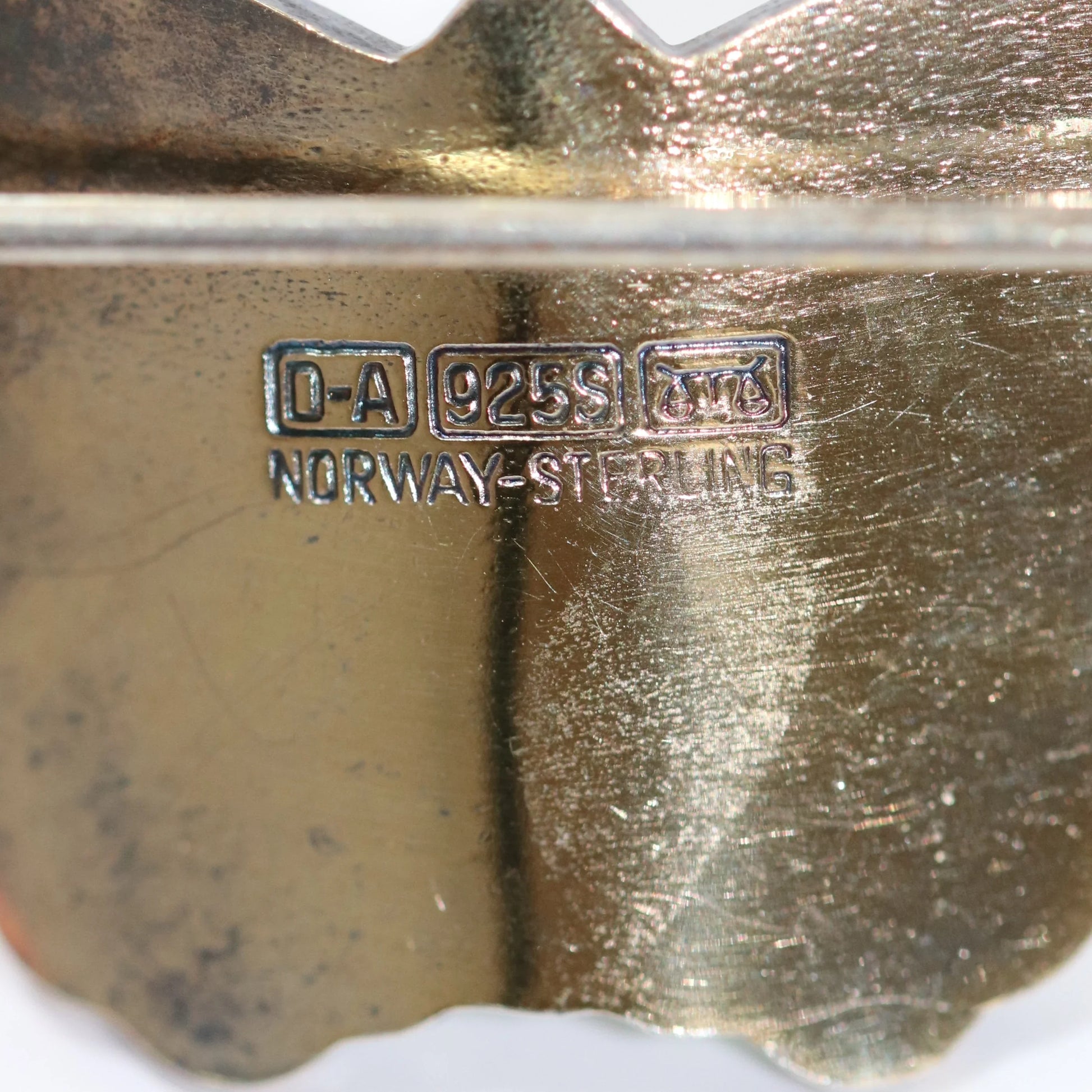 SOLD OUT: Vintage David Andersen Jewelry | Mint Green Butterfly Guilloche Enamel Brooch Norway - Carmel Fine Silver Jewelry