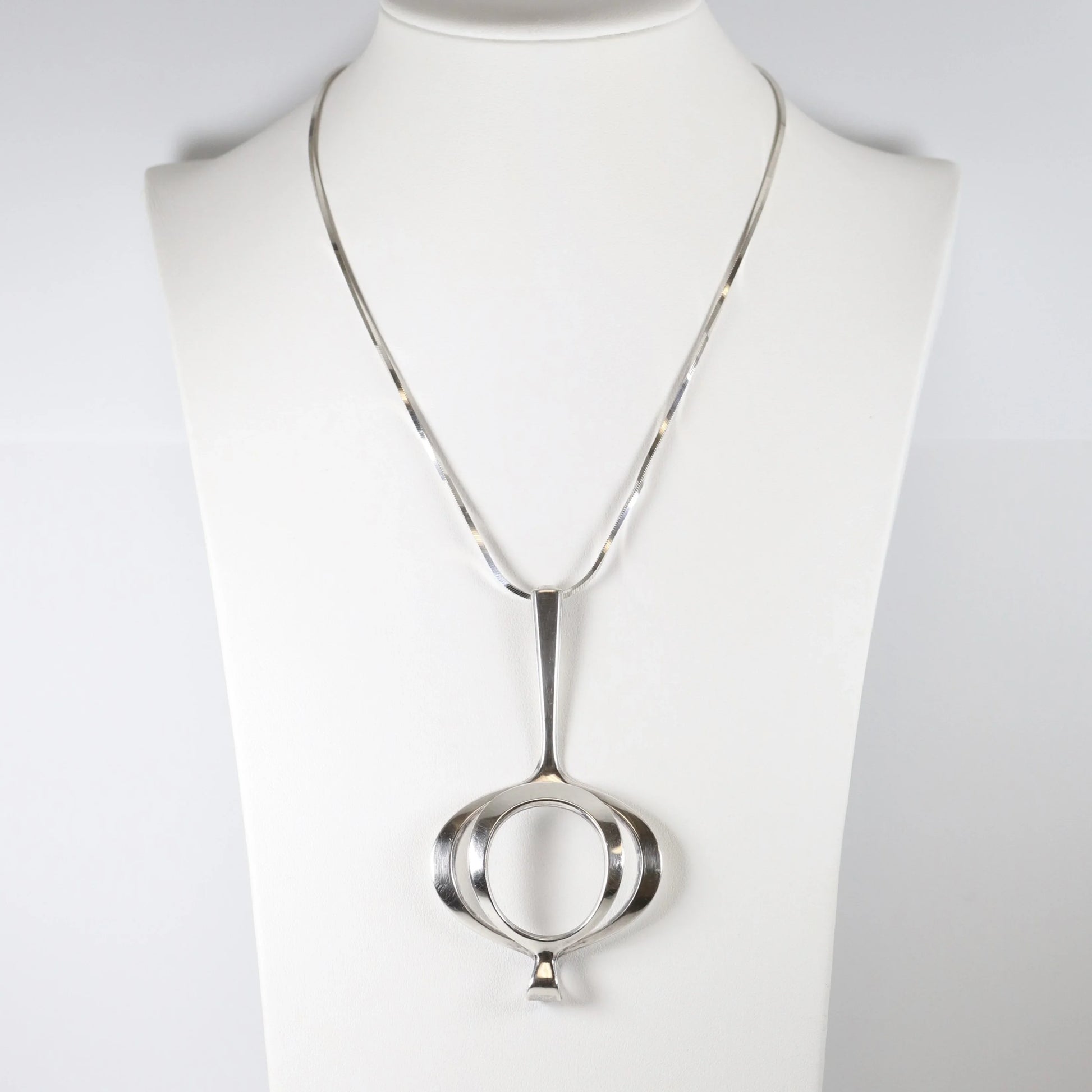 SOLD OUT: Vintage David Andersen Jewelry | Modernist Statement Necklace - Carmel Fine Silver Jewelry