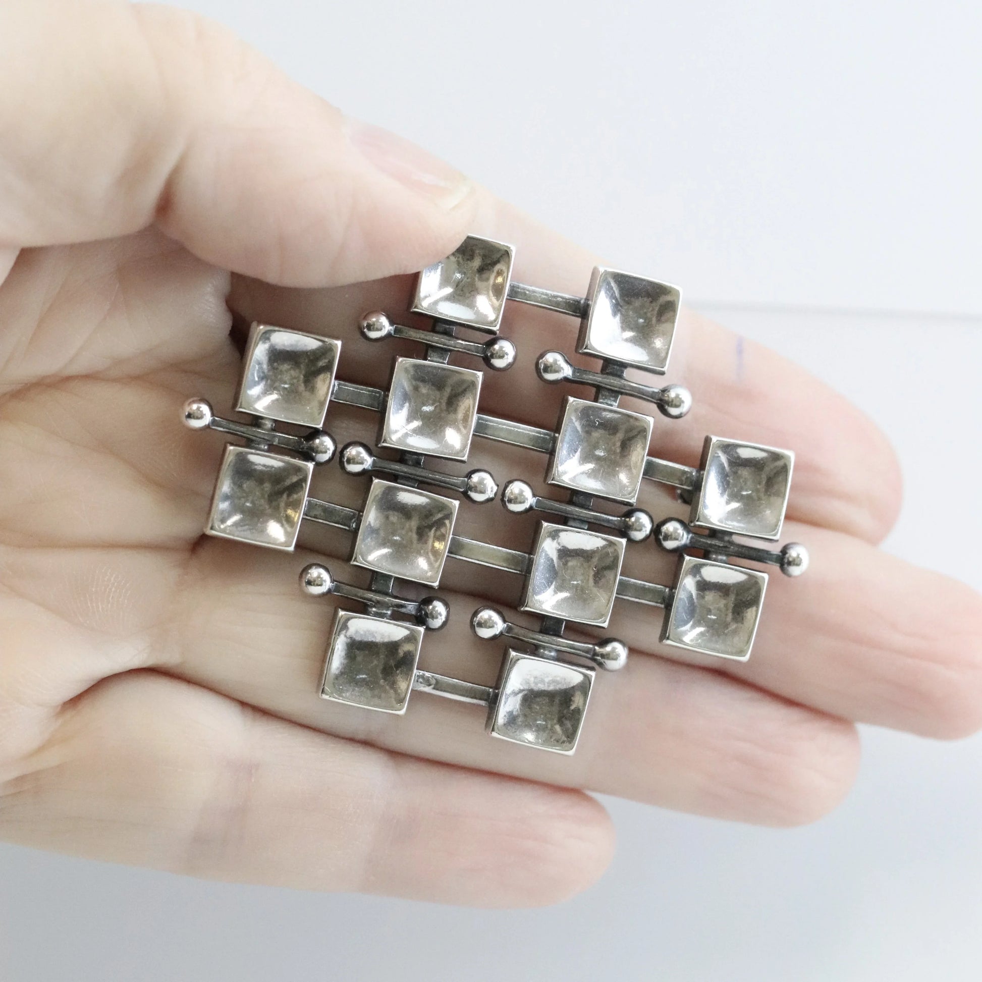 SOLD OUT: Vintage David Andersen Jewelry | Uni David-Andersen Modernist Brooch - Carmel Fine Silver Jewelry