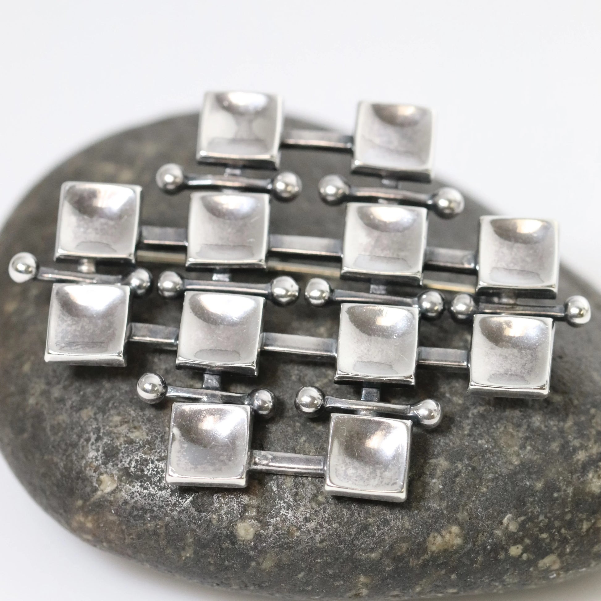 SOLD OUT: Vintage David Andersen Jewelry | Uni David-Andersen Modernist Brooch - Carmel Fine Silver Jewelry