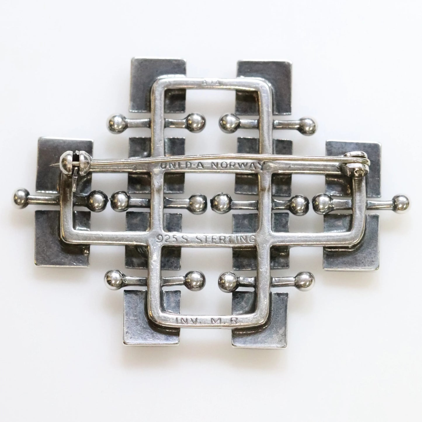 SOLD OUT: Vintage David Andersen Jewelry | Uni David-Andersen Modernist Brooch - Carmel Fine Silver Jewelry
