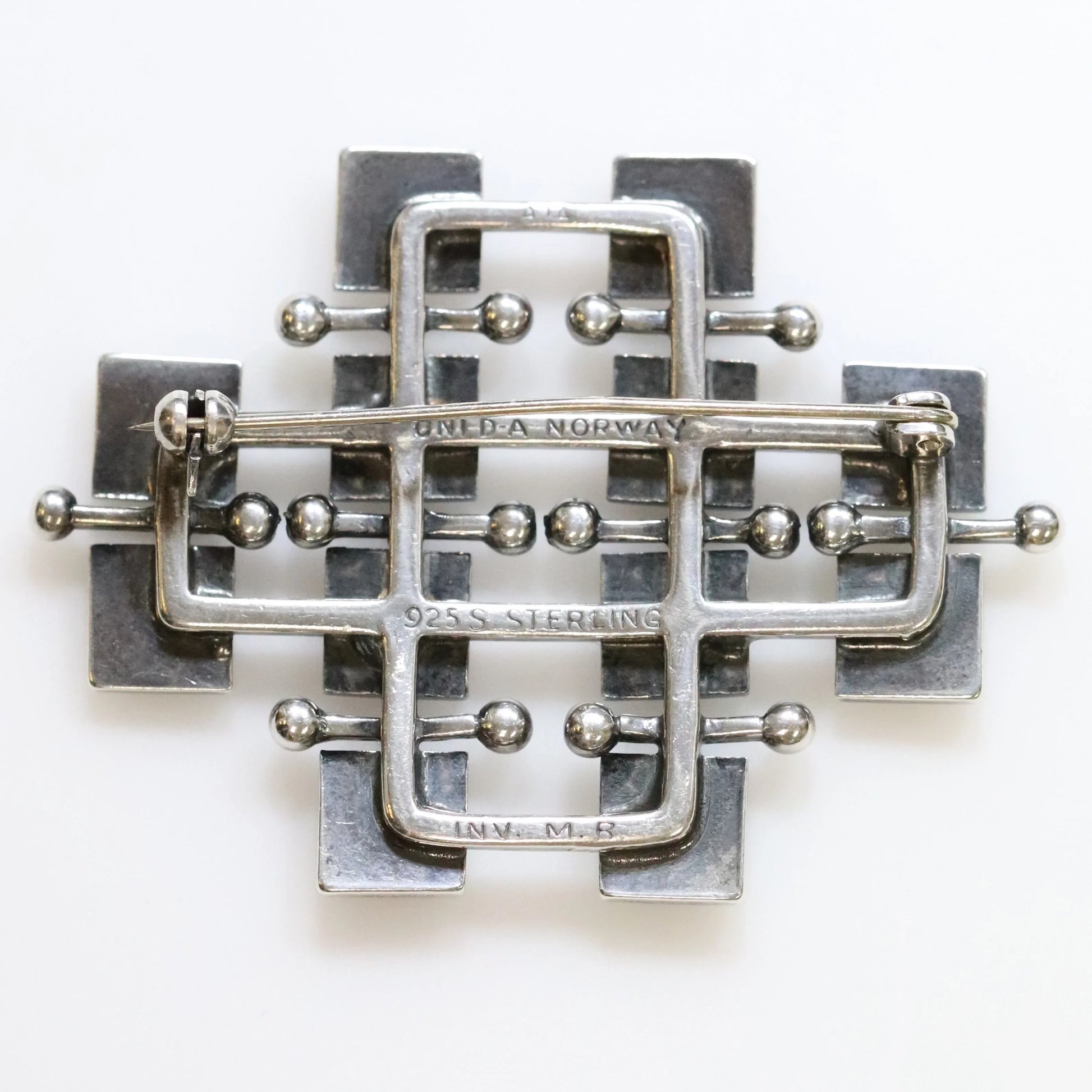 SOLD OUT: Vintage David Andersen Jewelry | Uni David-Andersen Modernist Brooch - Carmel Fine Silver Jewelry