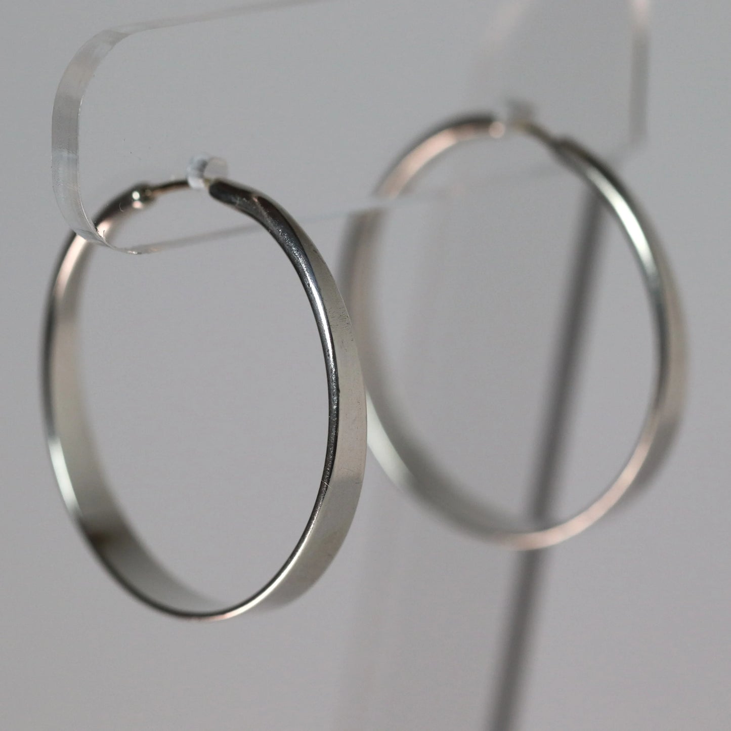 SOLD OUT: Vintage Ed Levin Jewelry | Sterling Silver Hoop Earrings 14K Wires USA - Carmel Fine Silver Jewelry